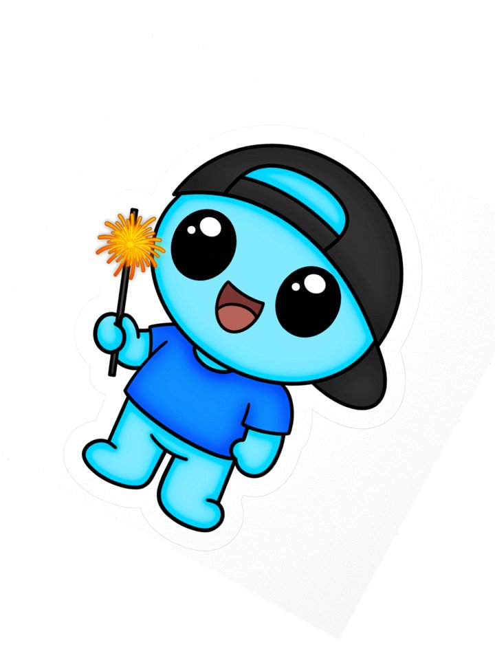 RJ Sparkler Sticker product image (5)