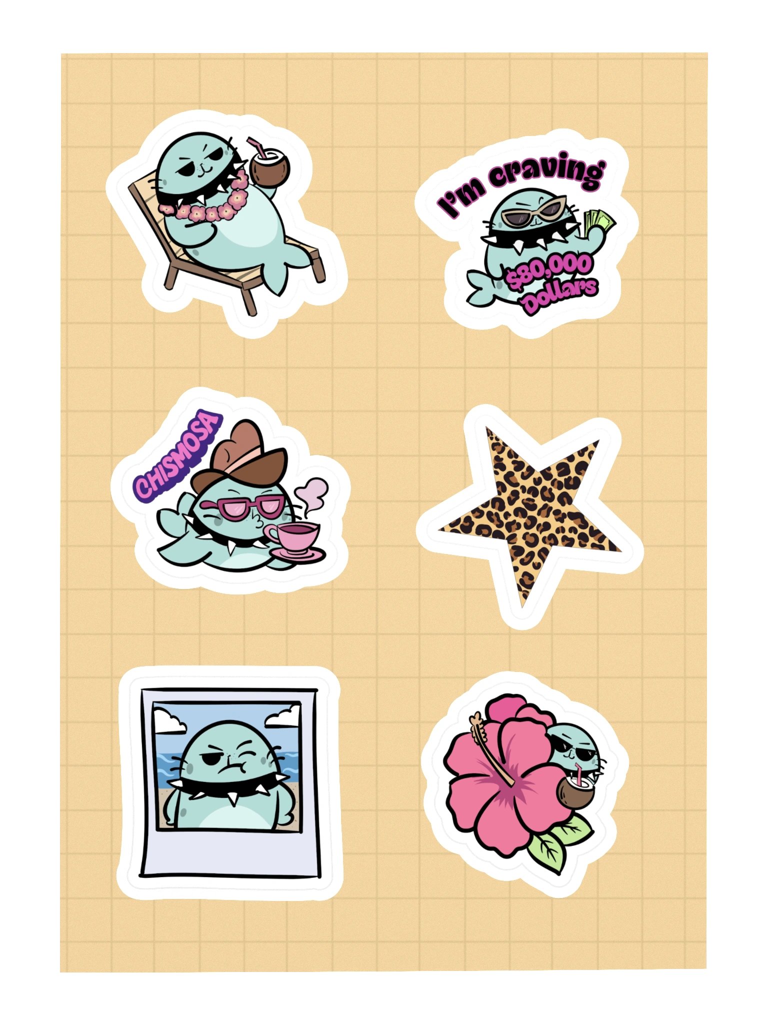 La Isla Bonita-Sticker Sheet product image (3)