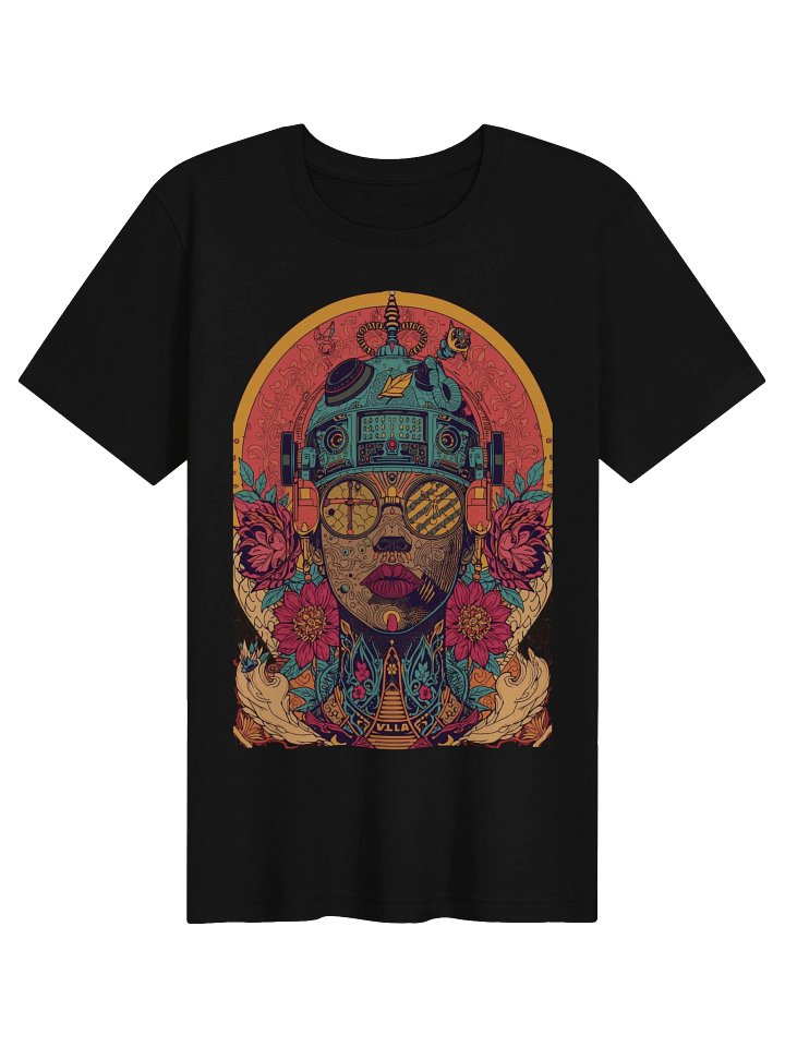 Psychedelic Cyber Bloom Supersoft Tee product image (1)