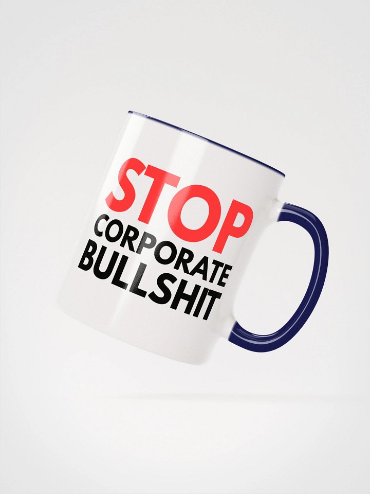 STOP corporate bullshit Mug product image (15)