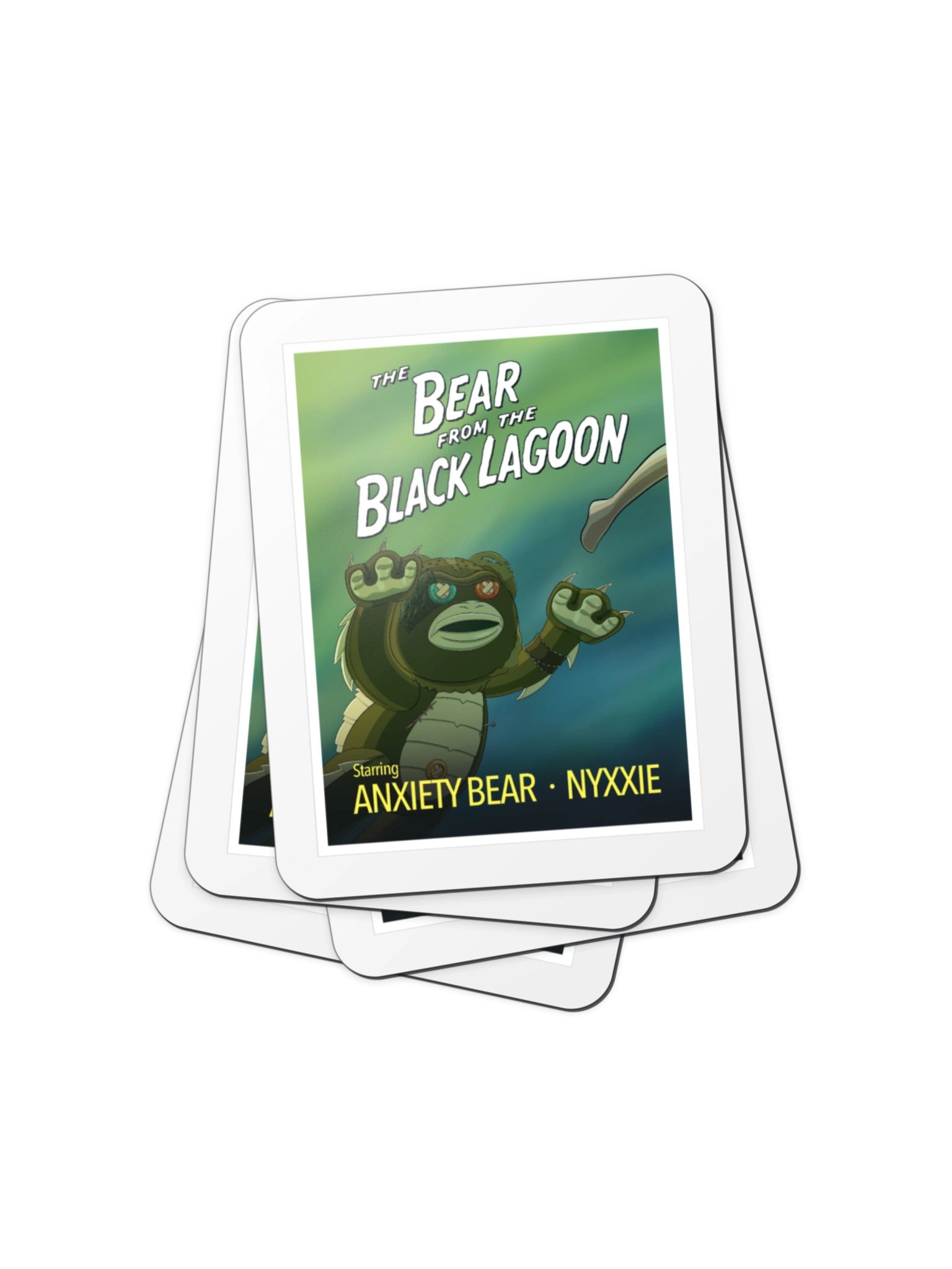 Anxiety Bear SwampBear Movie Magnet product image (4)