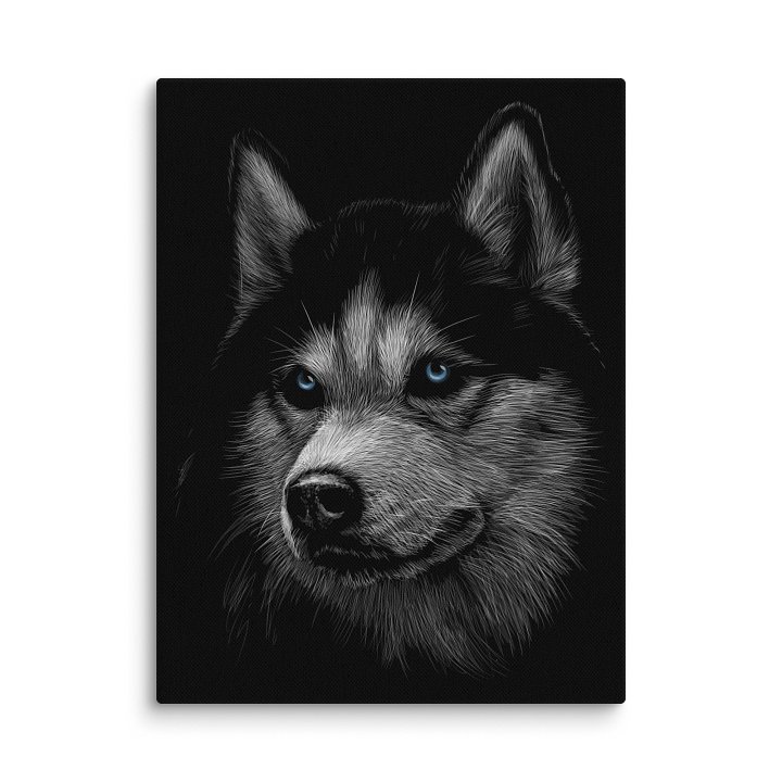 Striking Husky Portrait Wall Art product image (6)