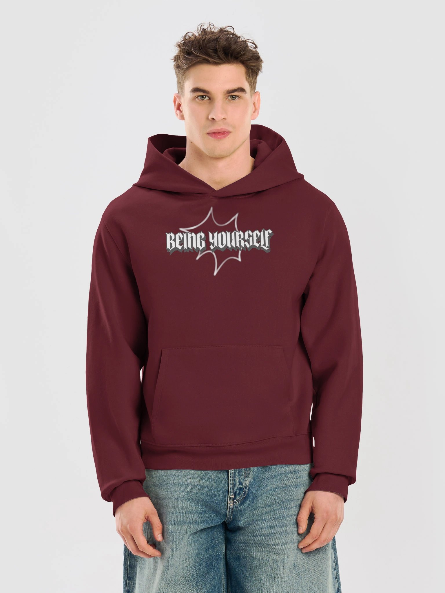 Being Yourself Gothic Starburst Hoodie product image (44)