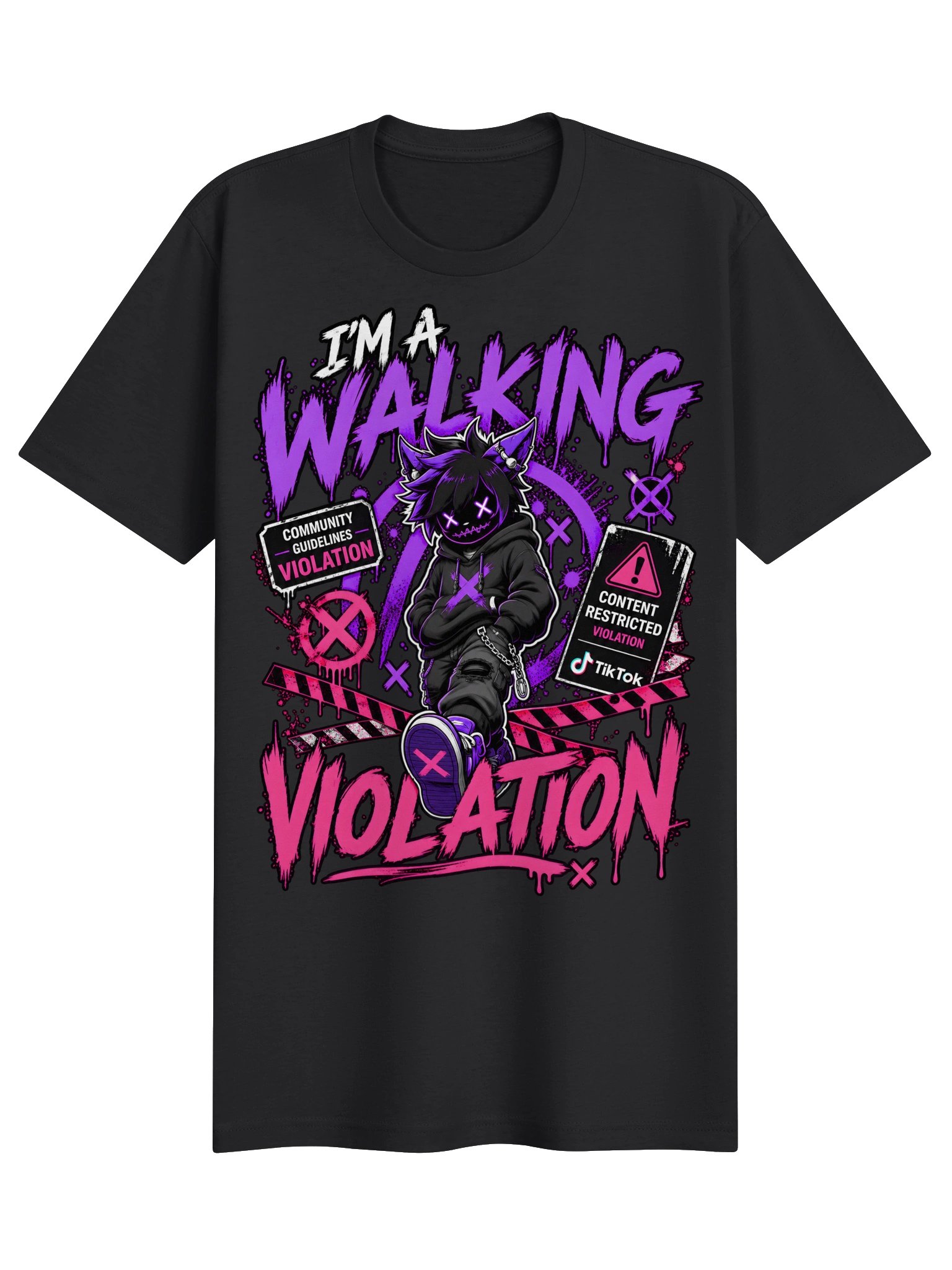I’m A Walking Violation Graphic Tee product image (1)