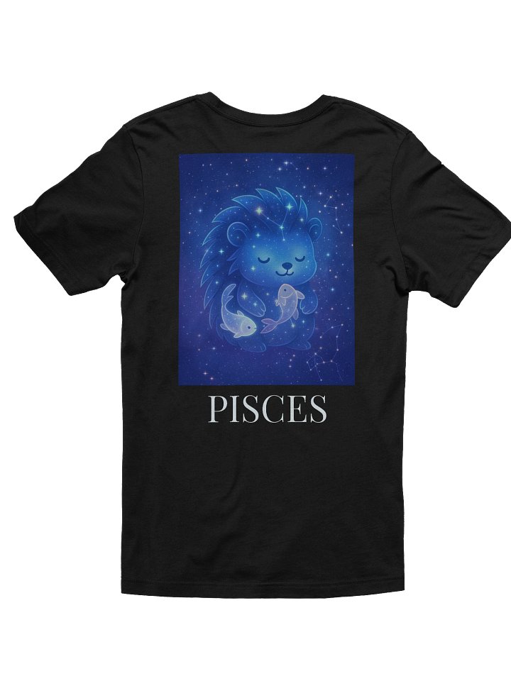 Zodiac hedgie Pisces t-shirt product image (2)