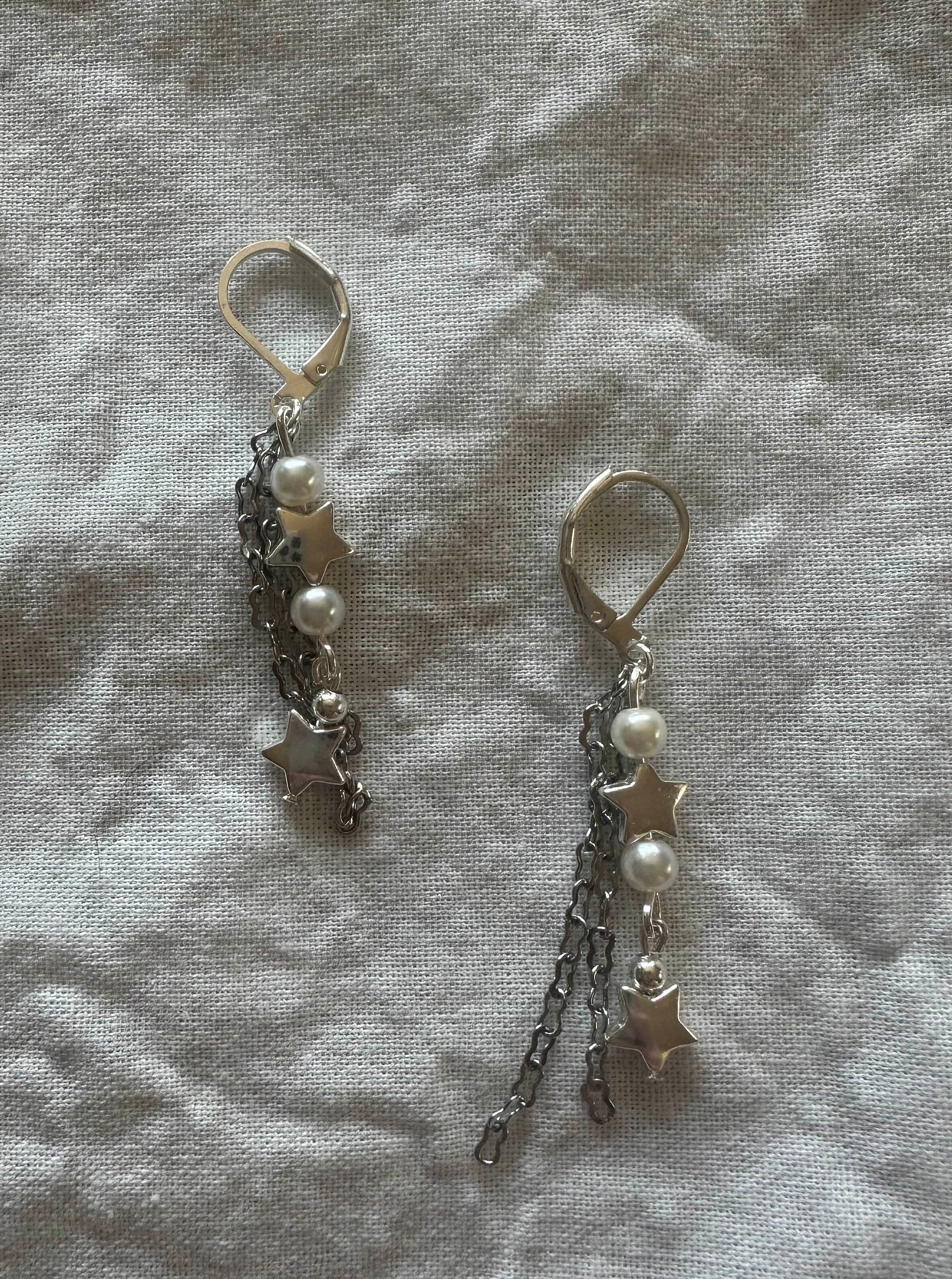 Handmade star earrings product image (2)