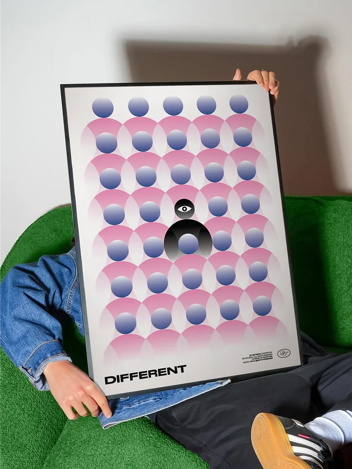 "DIFFERENT" Framed Poster product image (26)