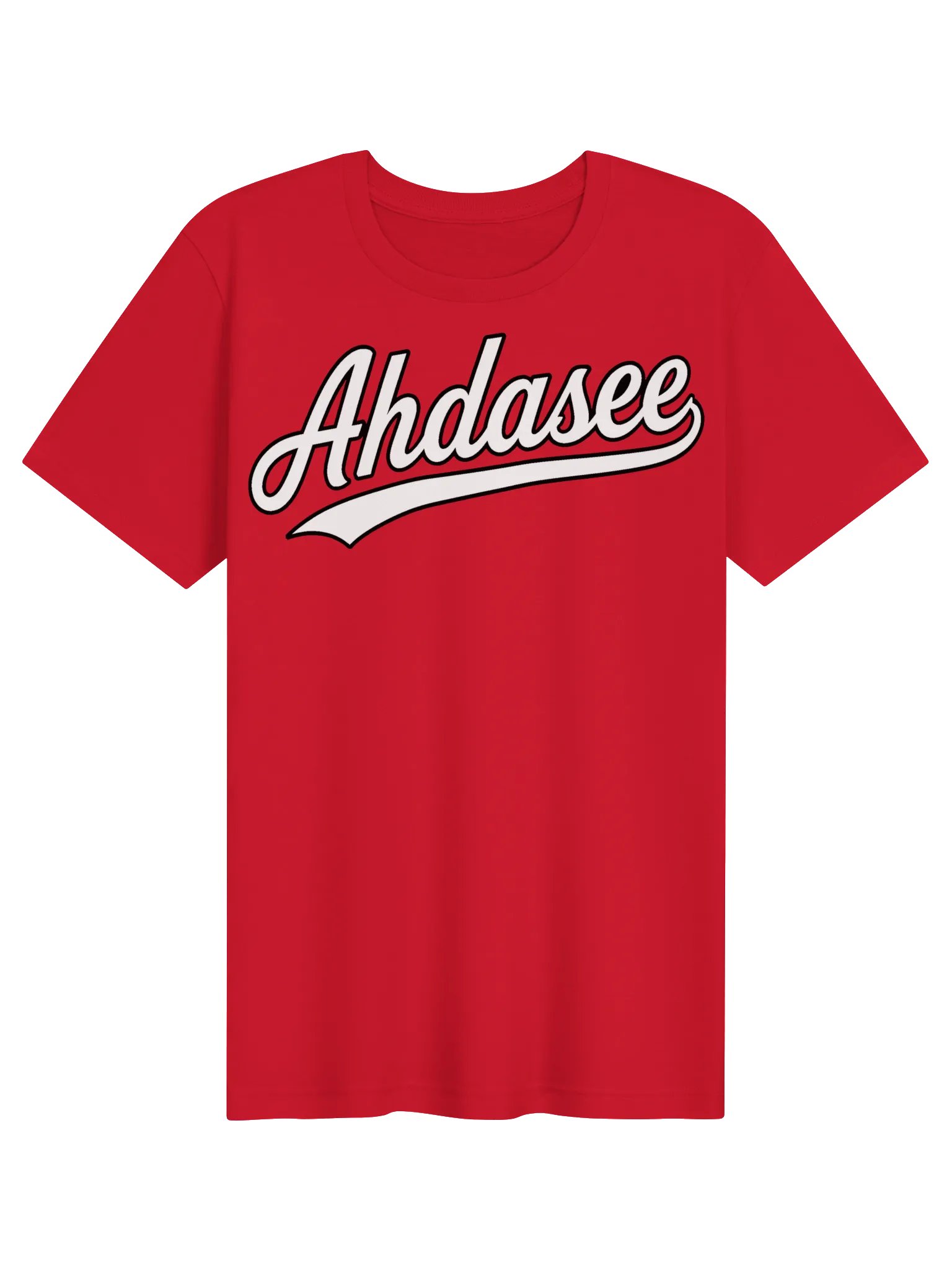 Ahdasee Records Tee - Red product image (1)