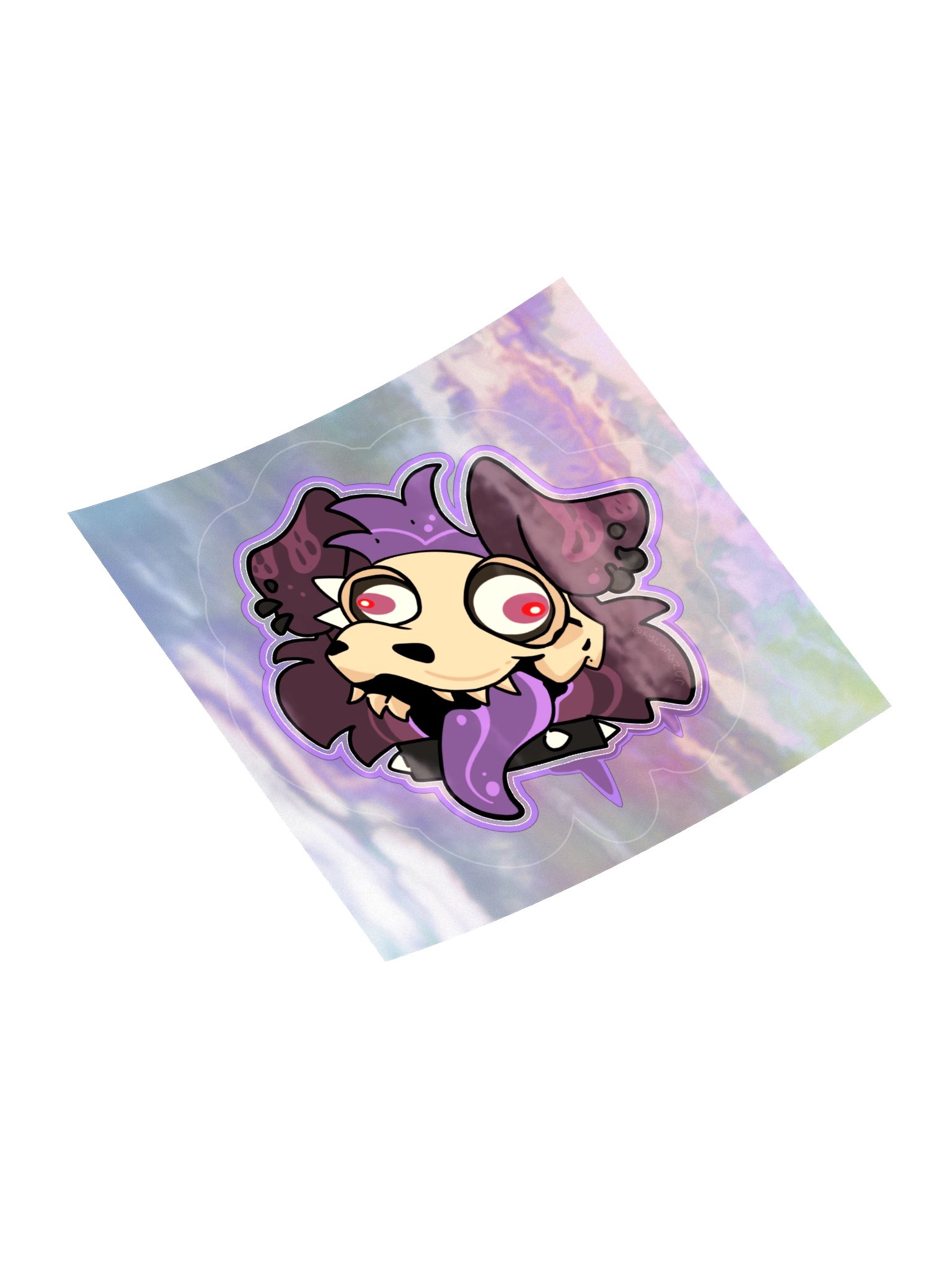 Derpy Skull Dog Sticker product image (4)