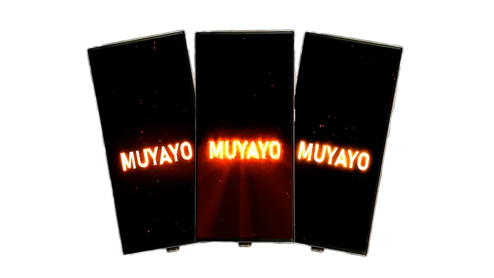 Texto Personalizado Animado Fuego Neon product image (1)