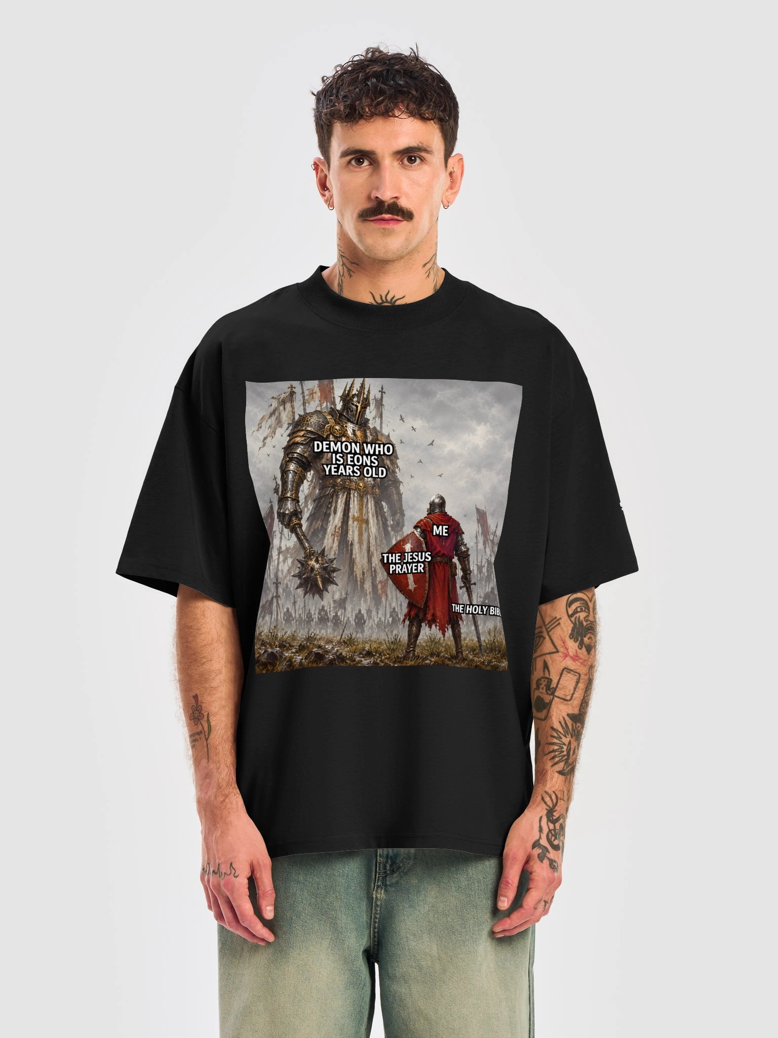 Faith Over Fear Fantasy Battle Tee *Organic product image (23)