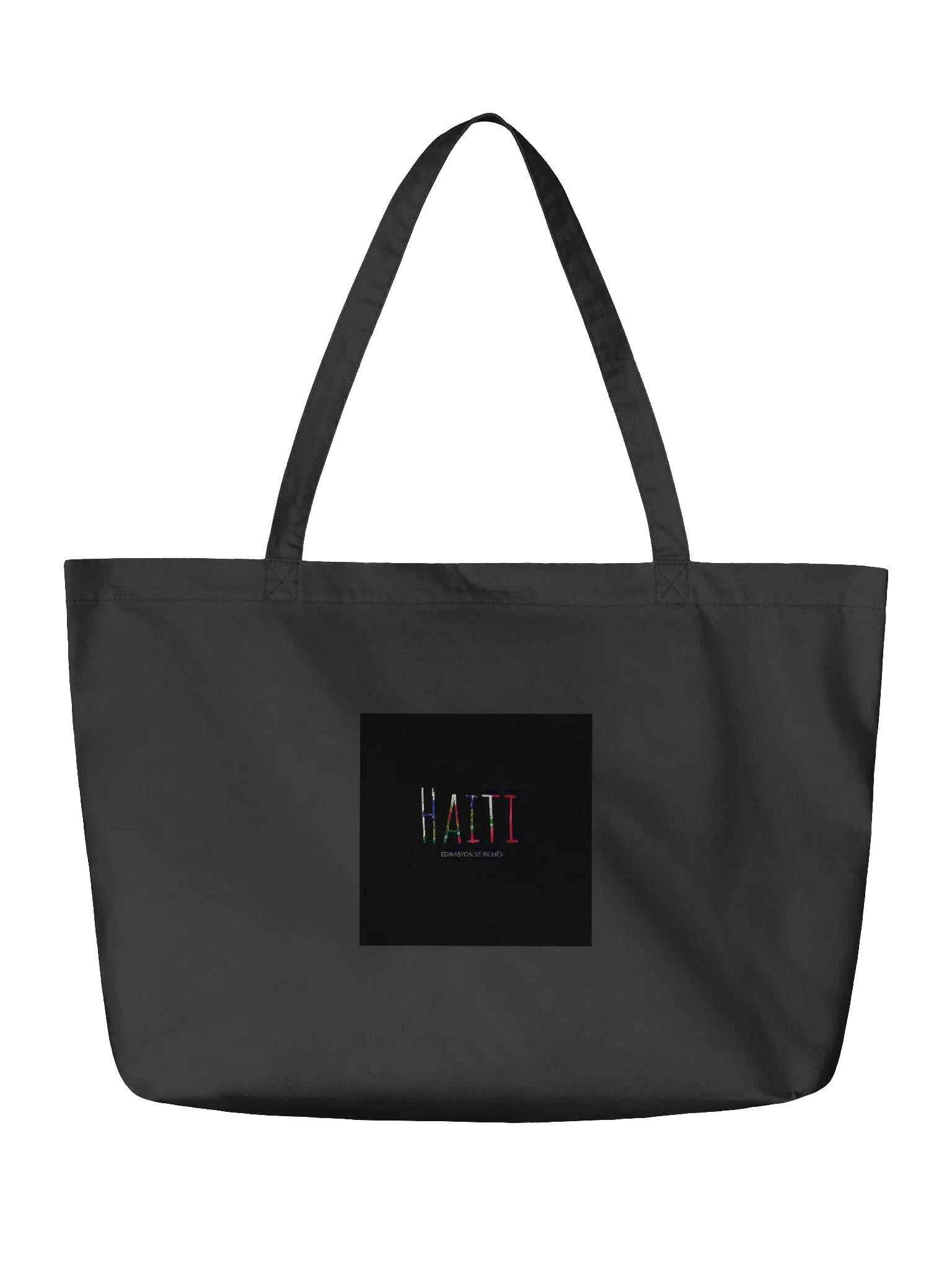 Edikasyon se Richès Organic Cotton Tote – Carry Purpose. Live the Message. product image (4)