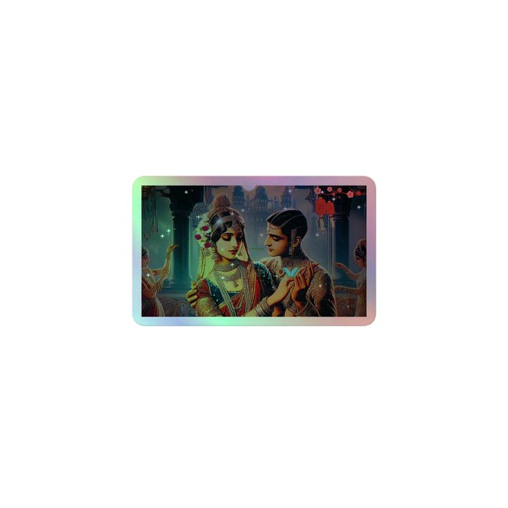 Holographic sticker #2 Rain Oldies Music Hindi Song purana 1920 product image (1)