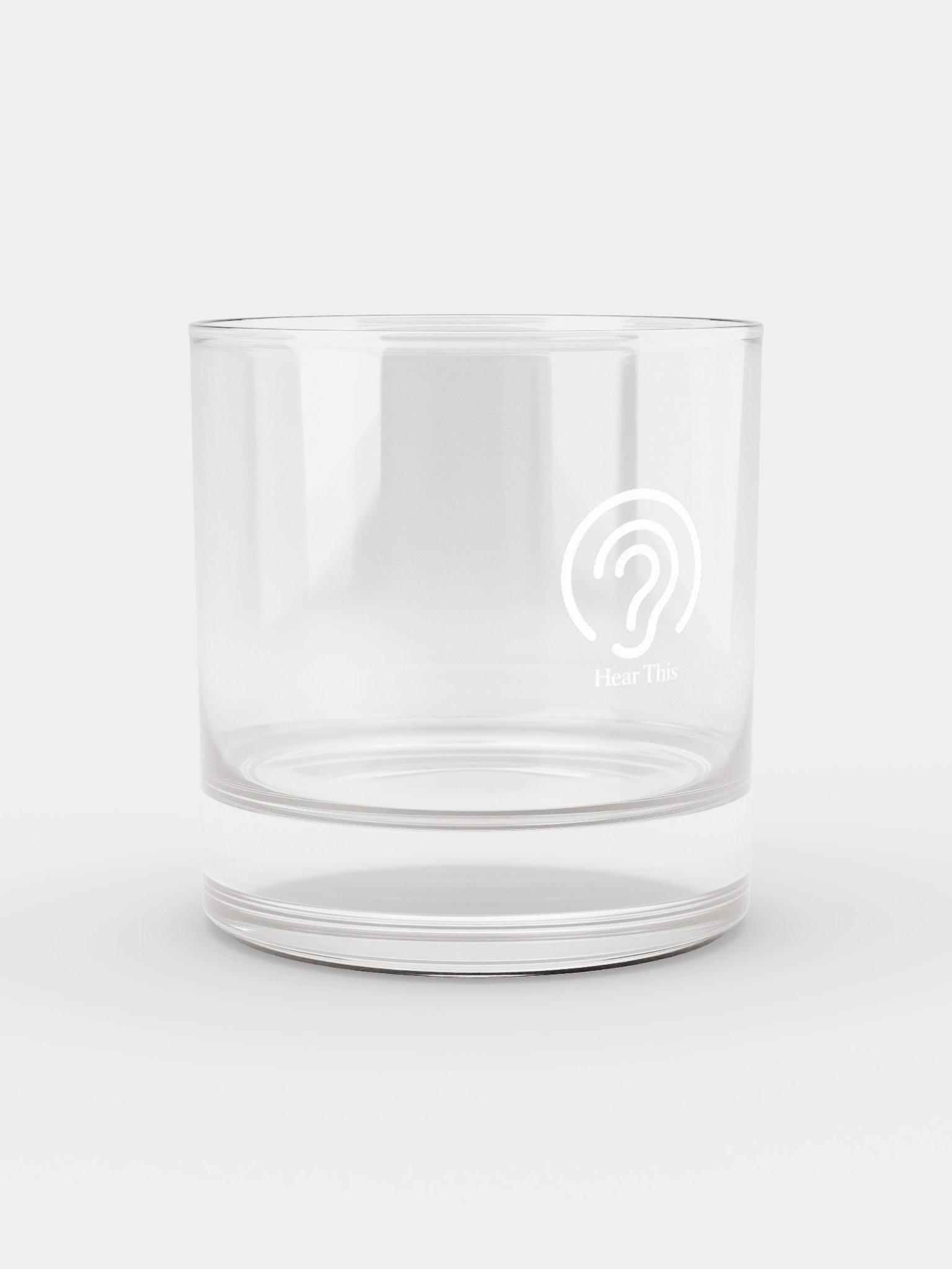 Rocks Glass - White Print product image (2)