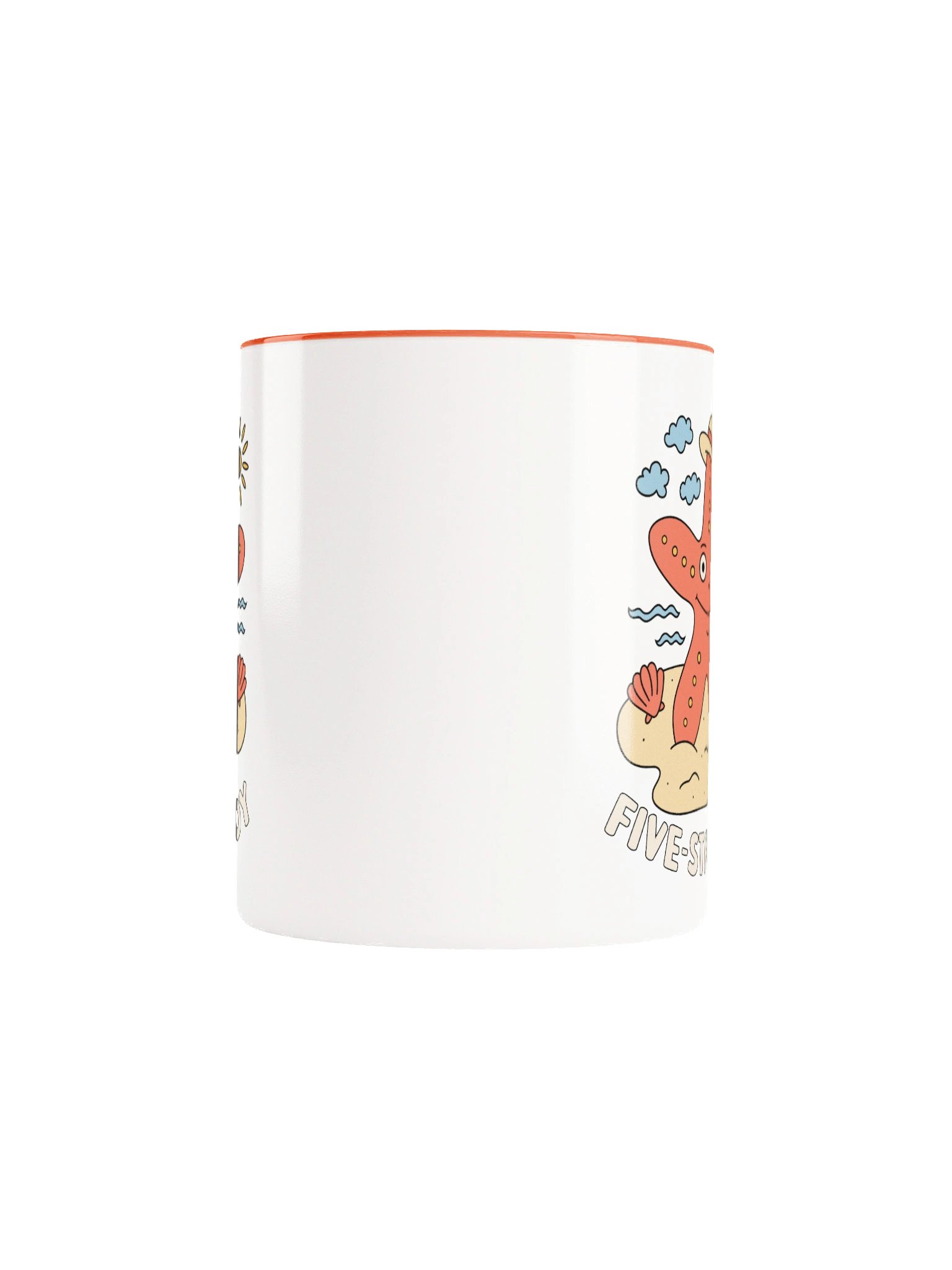 Five-Star Joy Cute Silly Funny Starfish Mug product image (5)