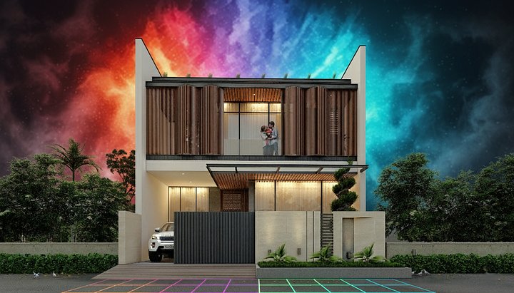 Sketchup House Modeling AutoCAD File with Complete 3D Model product image (1)