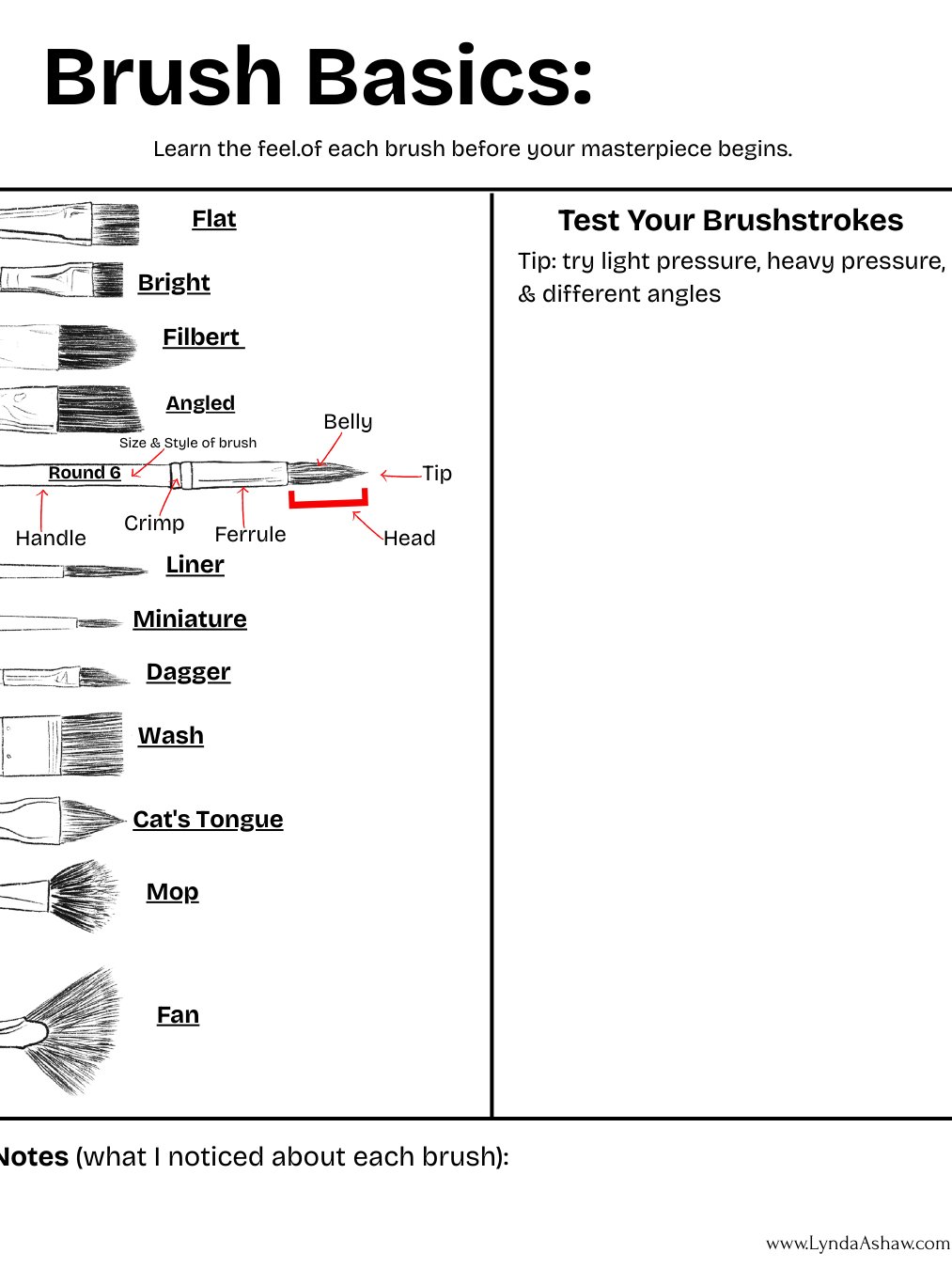 Free; Basic Brush Guide product image (1)