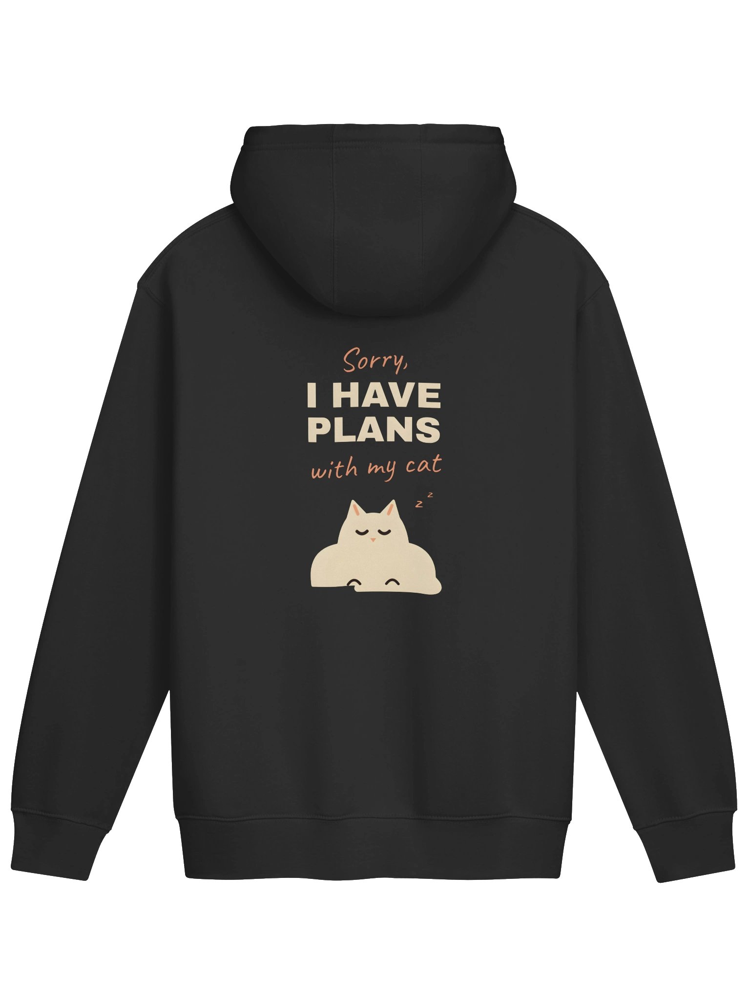 Plans With My Cat Hoodie product image (4)