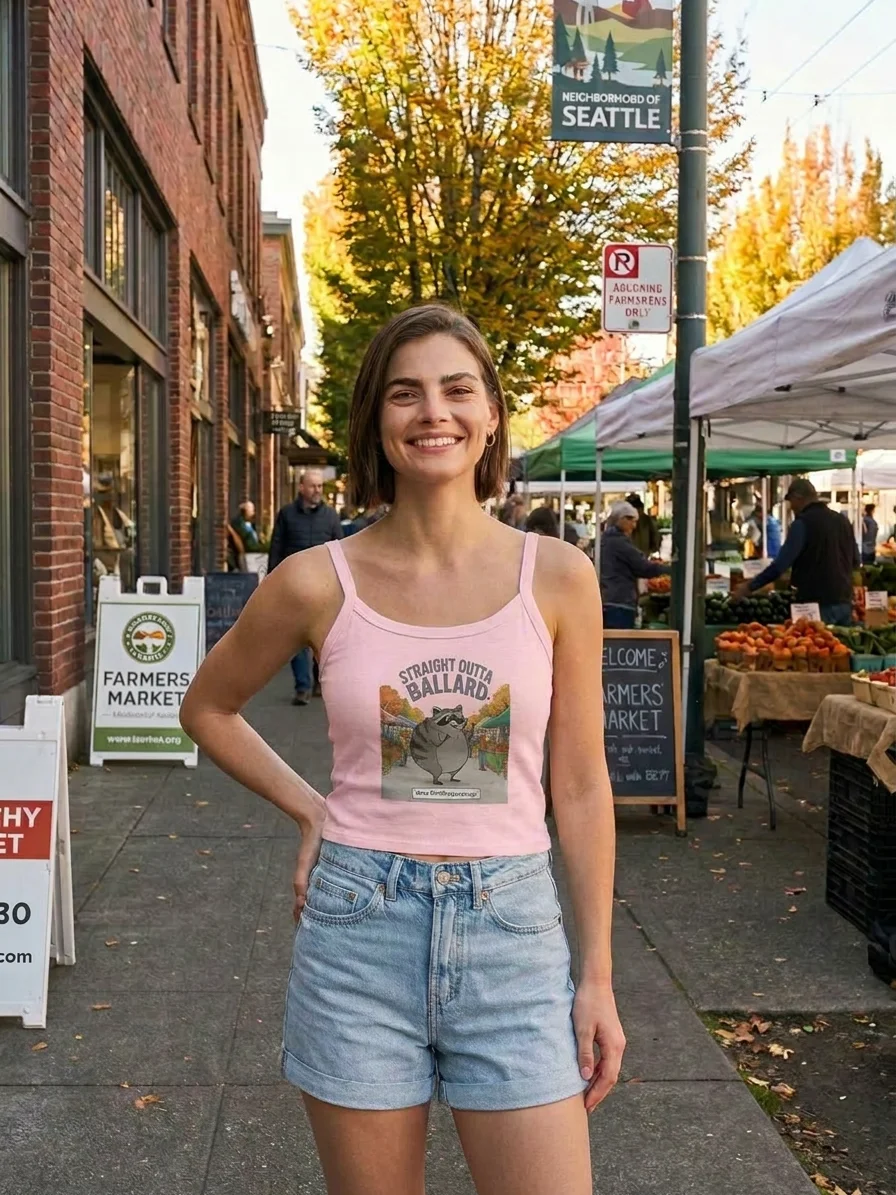 Jimothy the Raccoon Bella+Canvas Women's Micro-Rib Tank Top product image (1)
