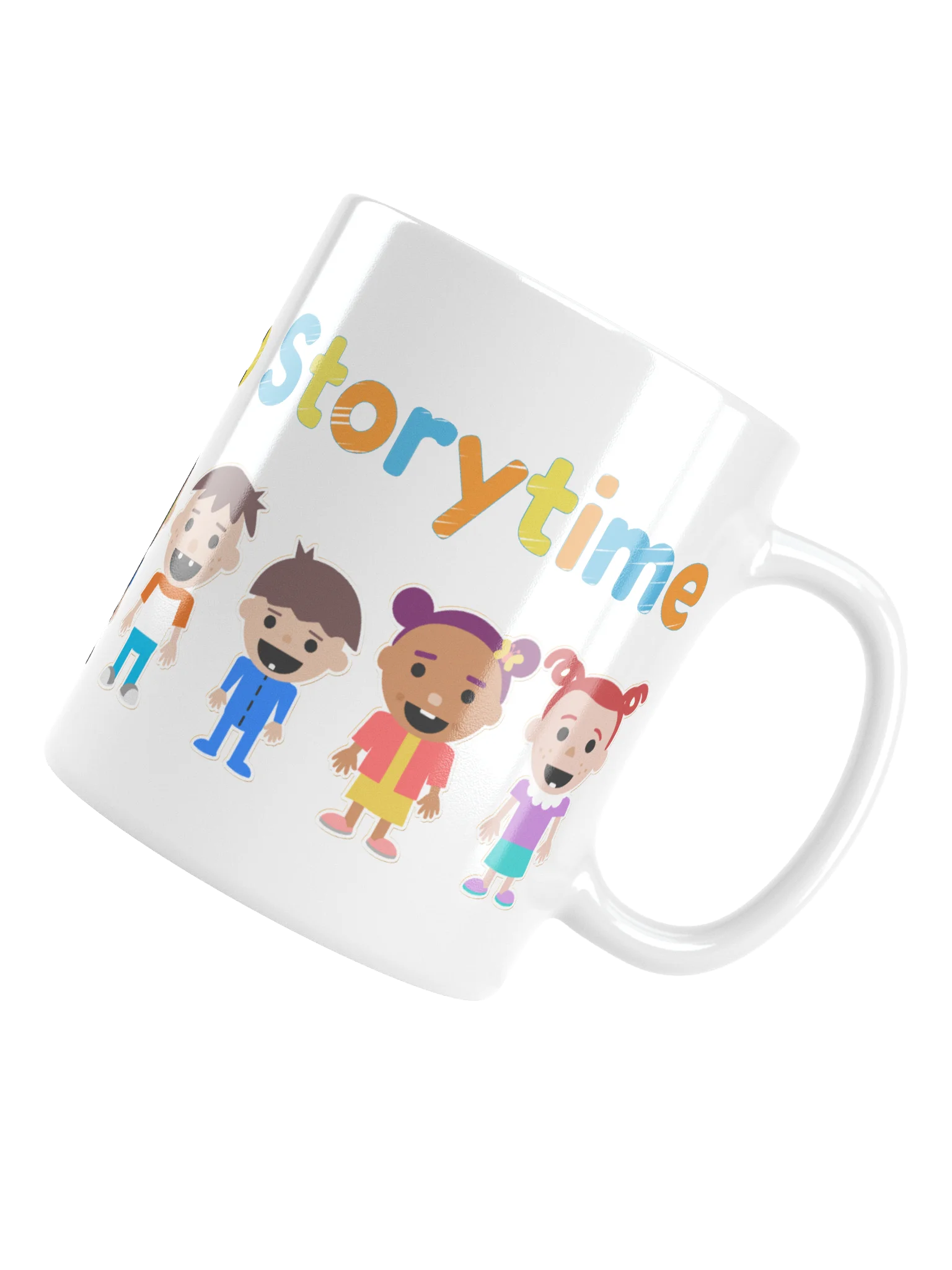 Sunshine Woohoo Storytime Kids White Glossy Mug product image (5)