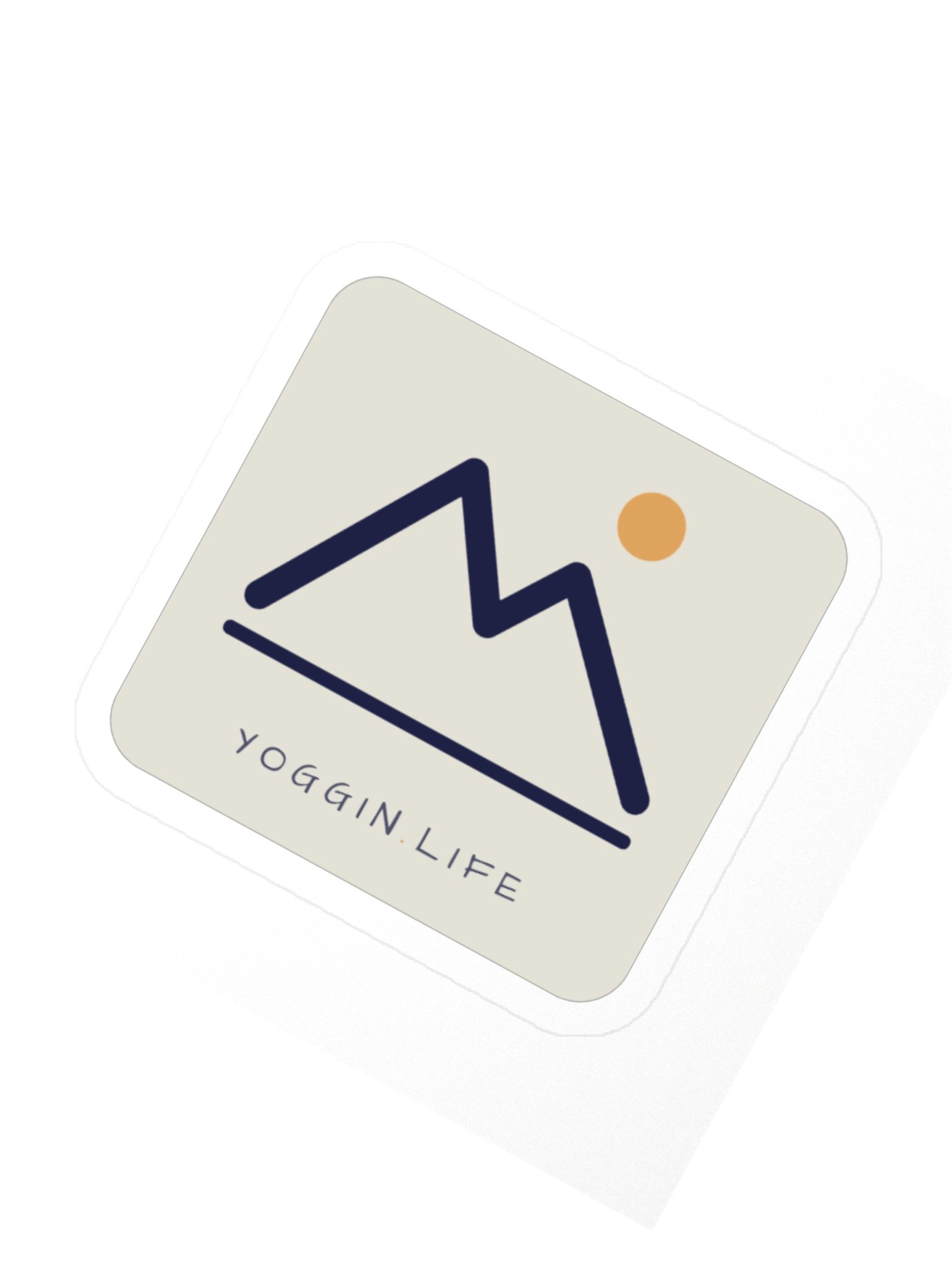 peak sticker — cream product image (2)