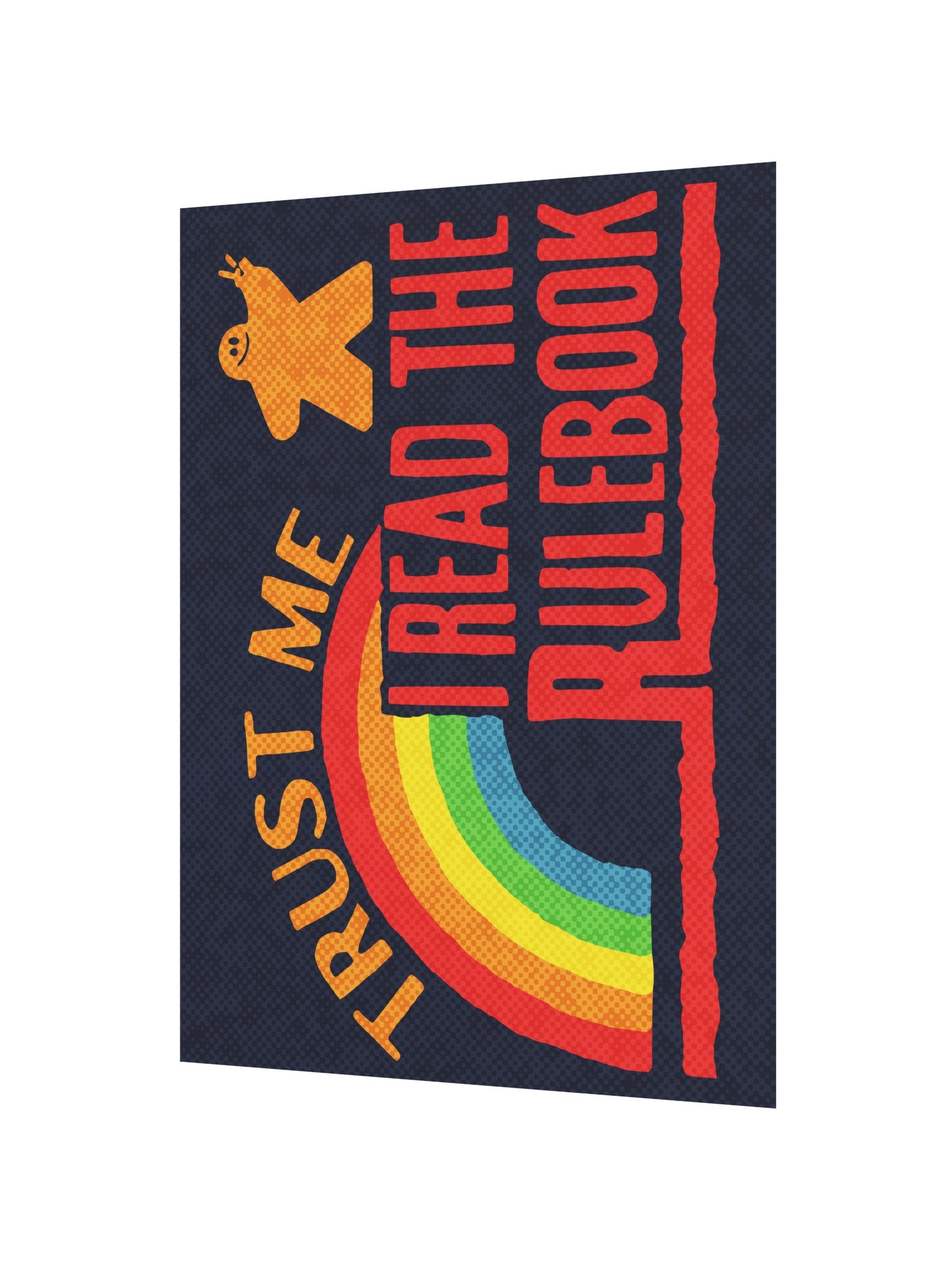 Rulebook Rainbow Board Game Room Poster - UNFRAMED product image (2)