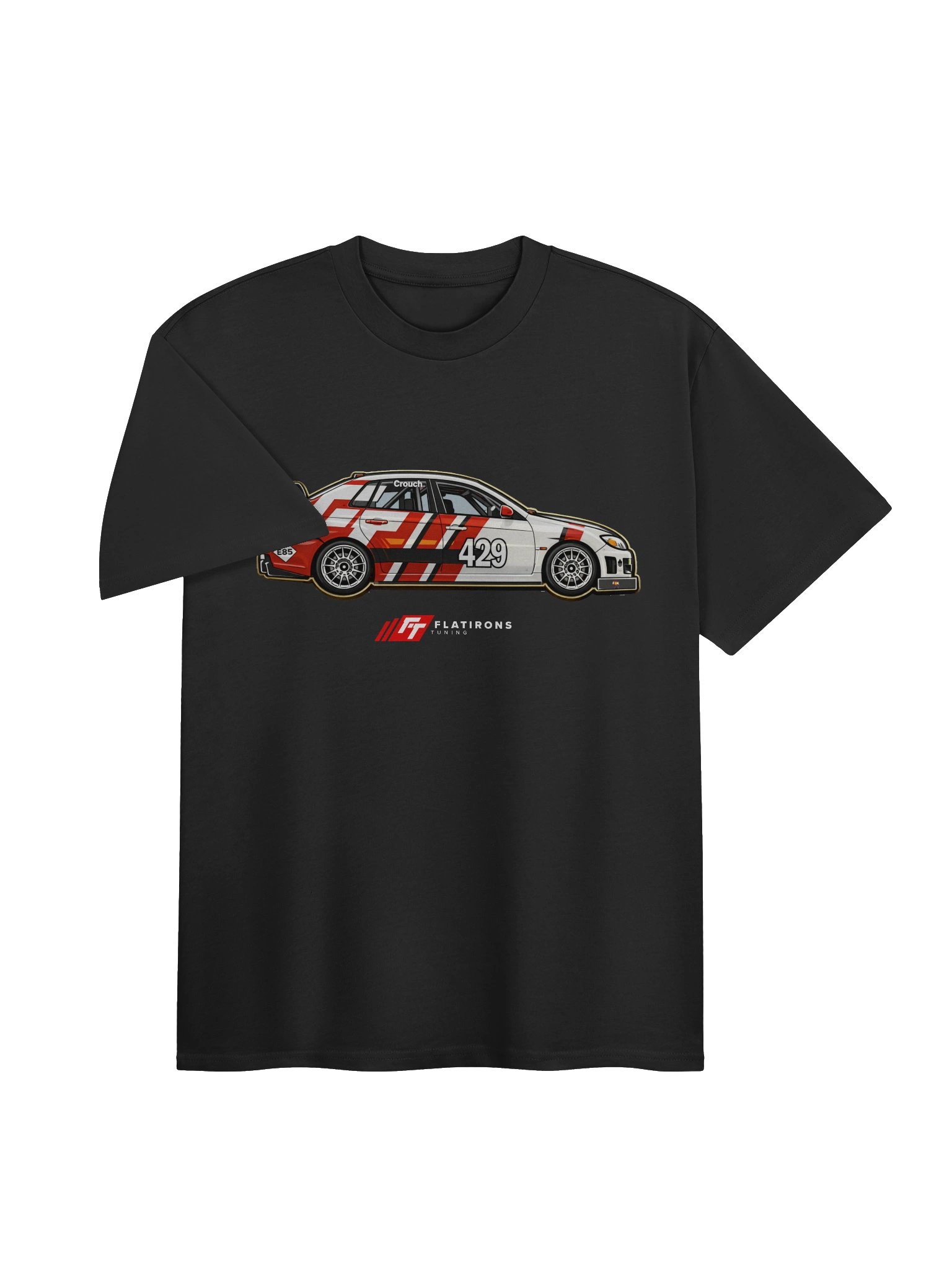 Flatirons Hill Climb Car Heavy Black Tee product image (3)