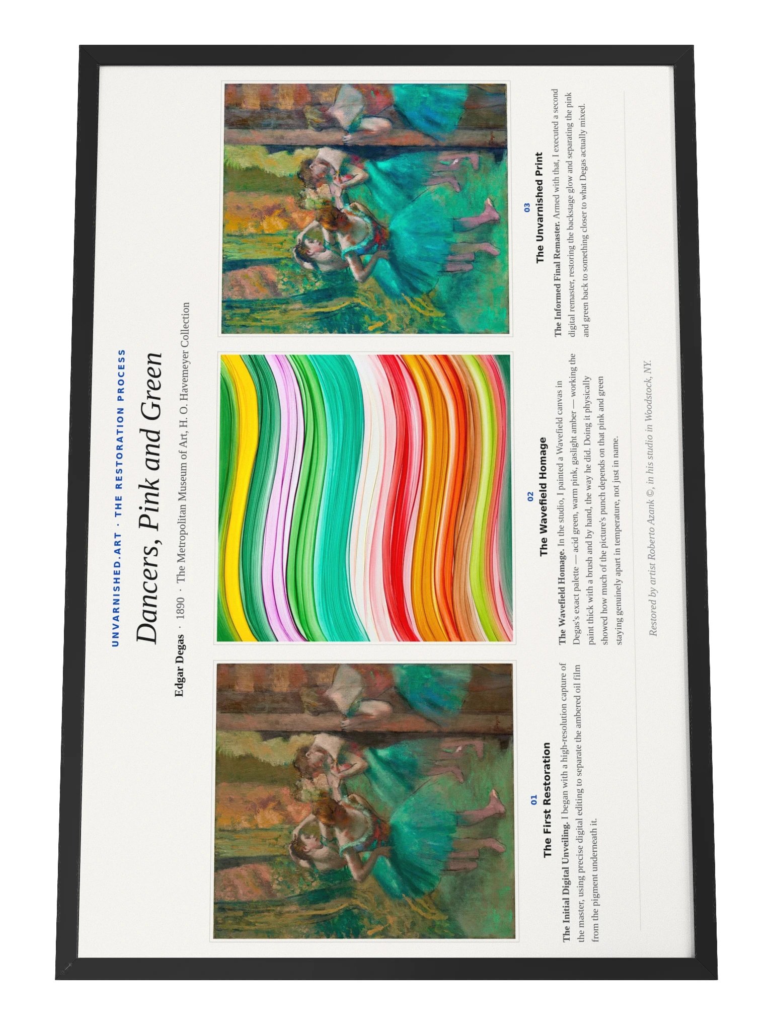 Dancers, Pink and Green — Framed Process Poster product image (1)