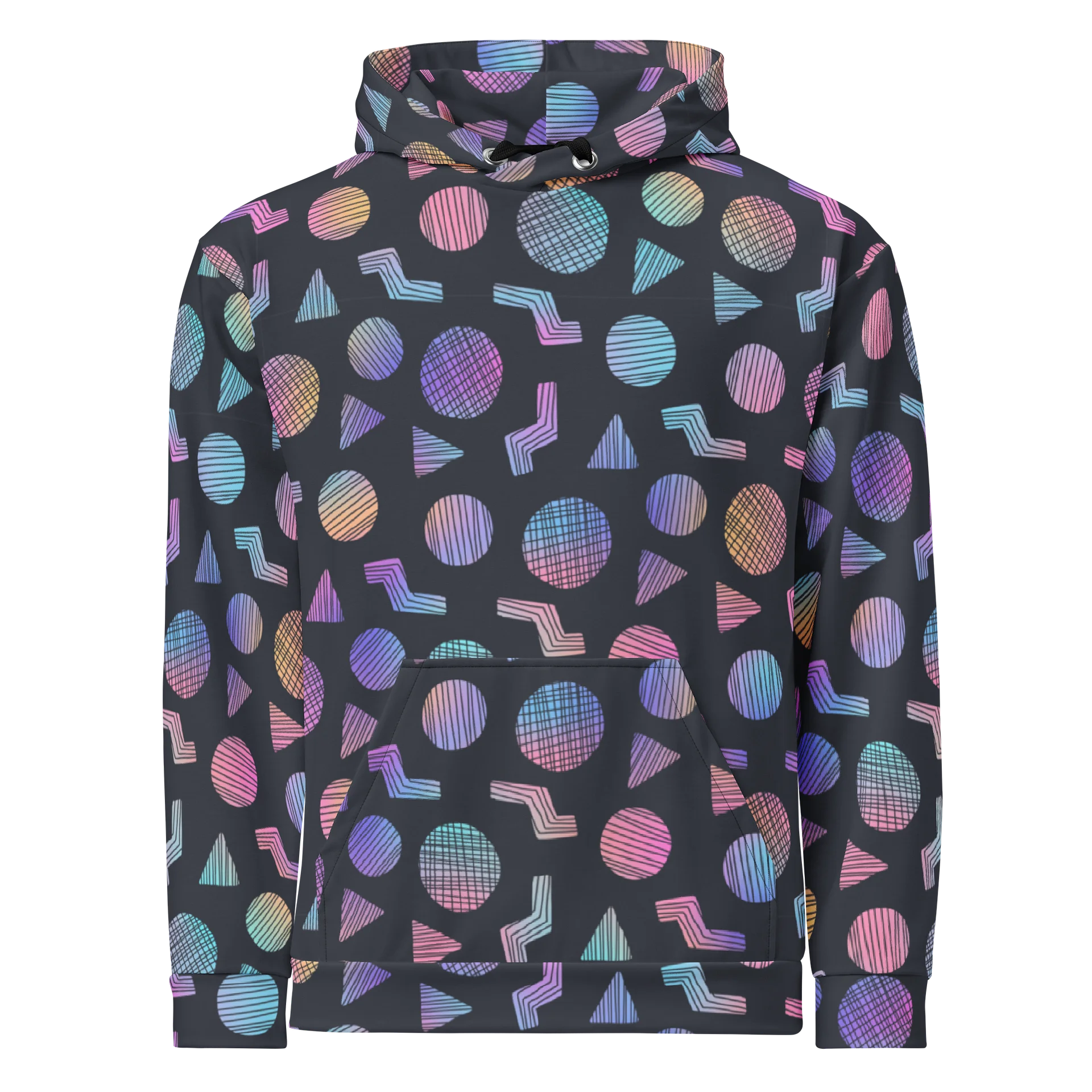 Comfortable Hoodie with Vibrant Geometric Dreams product image (1)