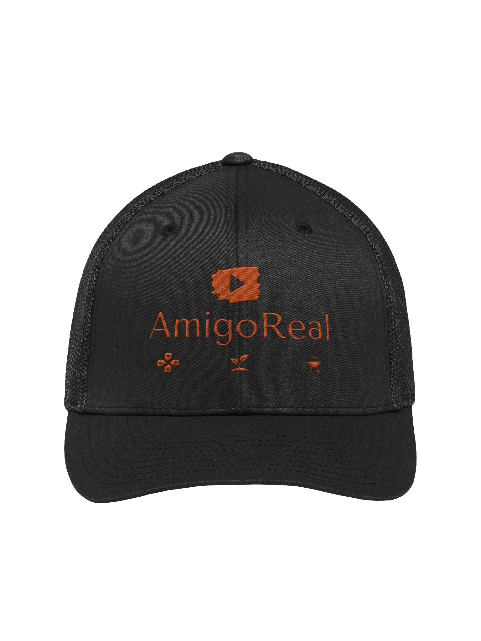 AmigoReal Flexfit Mesh Back Trucker Cap product image (1)