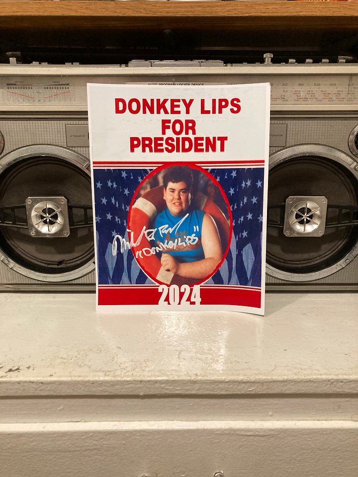 Donkeylips For President 2024 Autographed Photo product image (2)