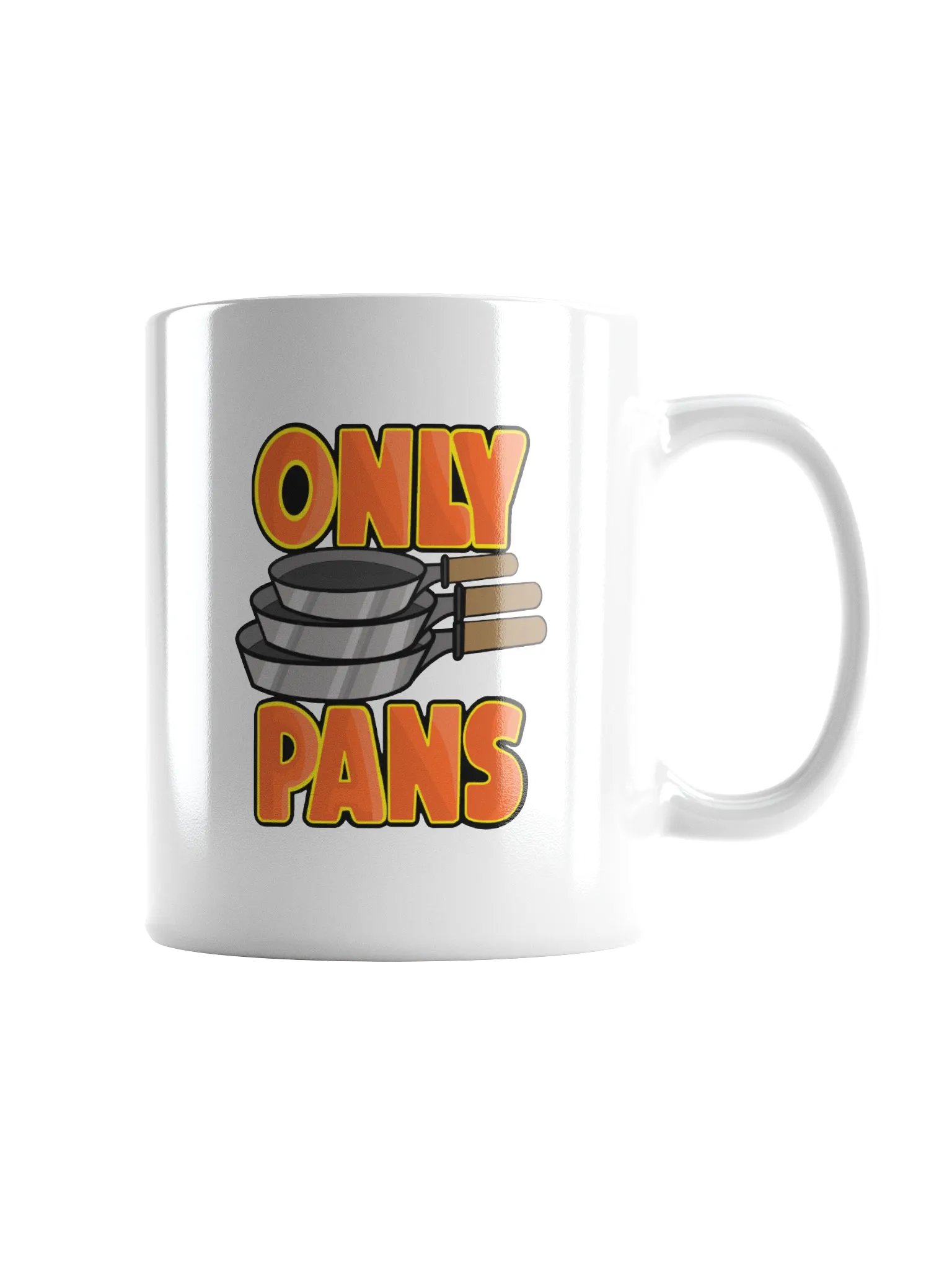 Only Pans/Chef Rob White Glossy Mug product image (3)