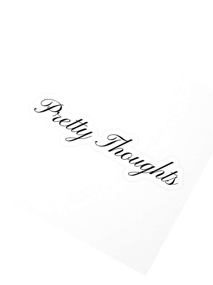 Pretty Thoughts Sticker product image (2)