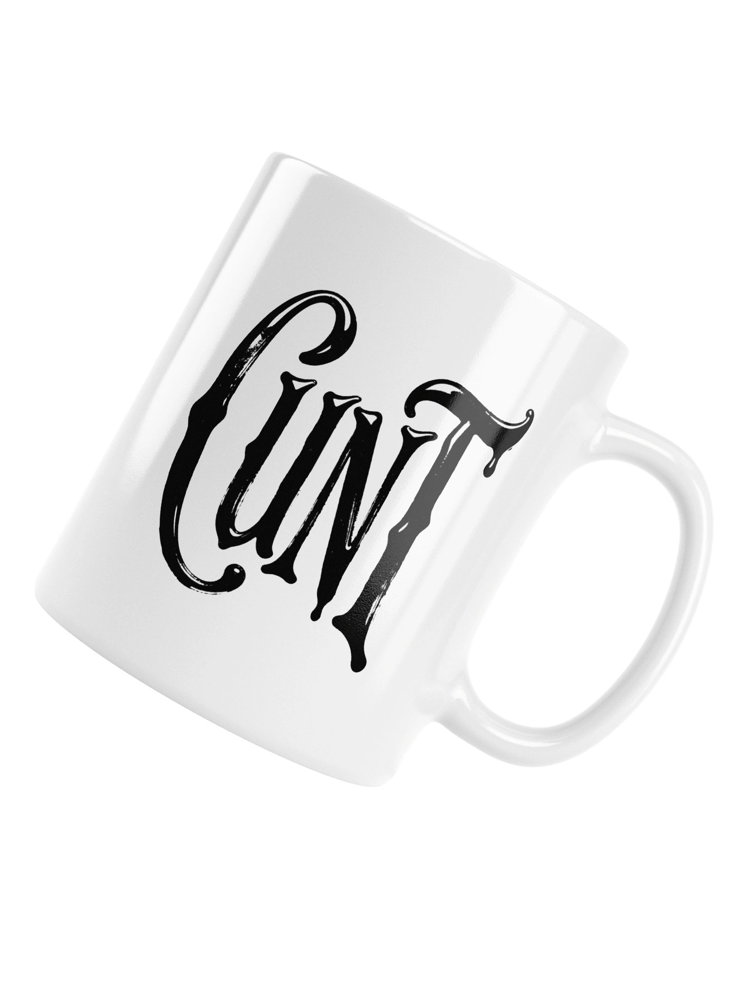 CUNT in Black Grungy Letters Mug product image (5)