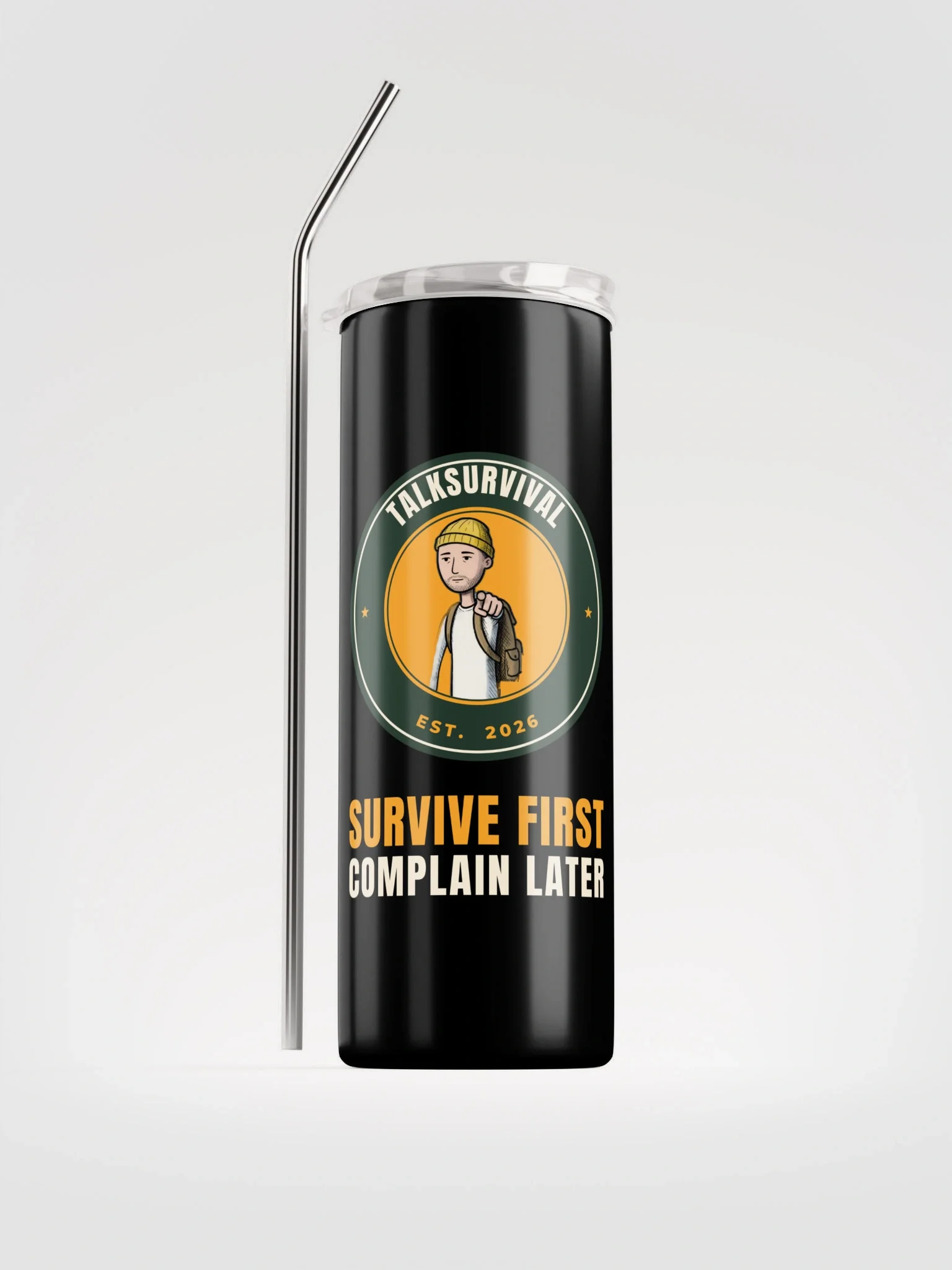 TalkSurvival Tumbler