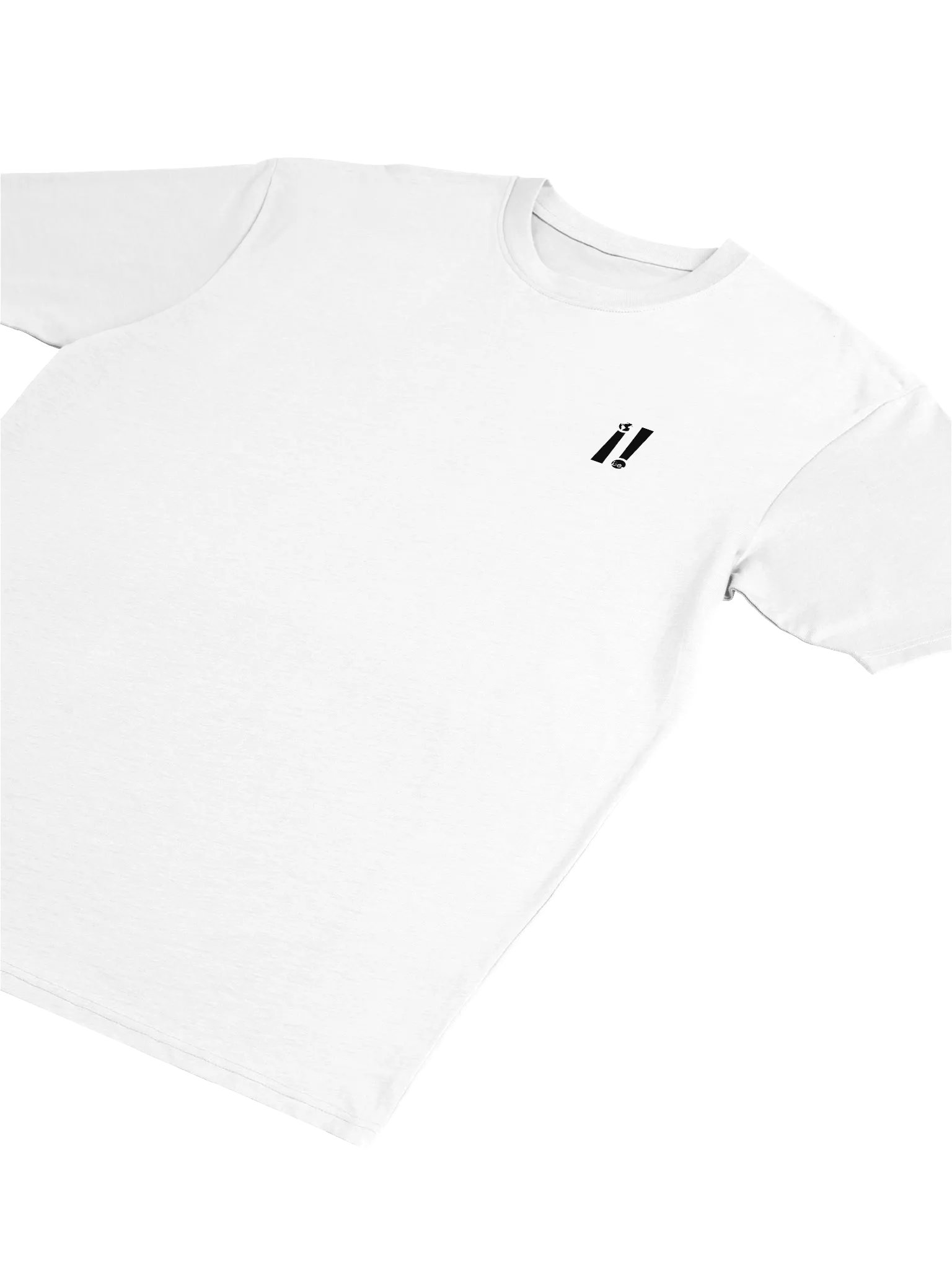 Just Be Simple Logo Heavy White Tee product image (2)