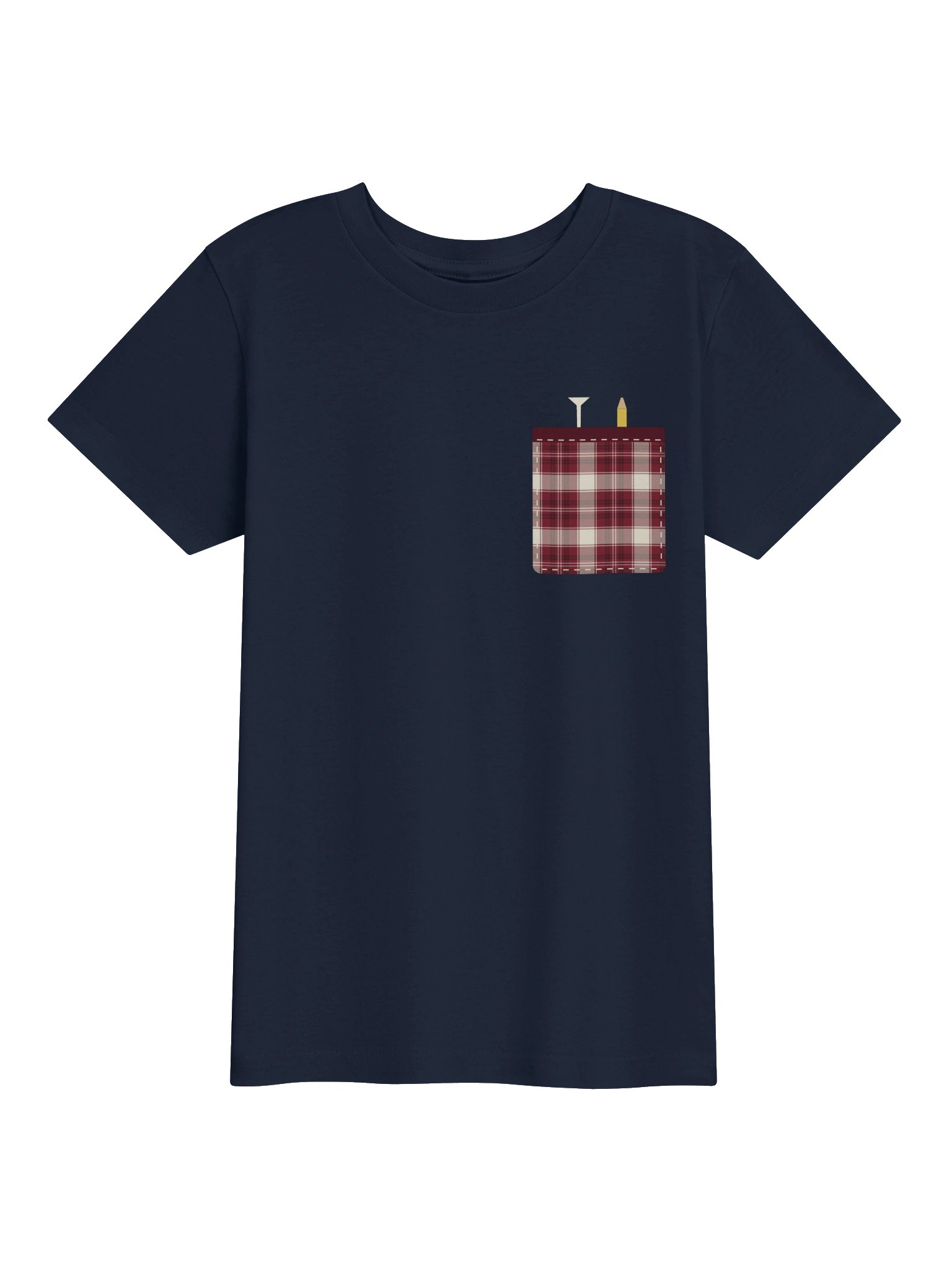 Plaid Patch Pocket Tee - Kids product image (1)