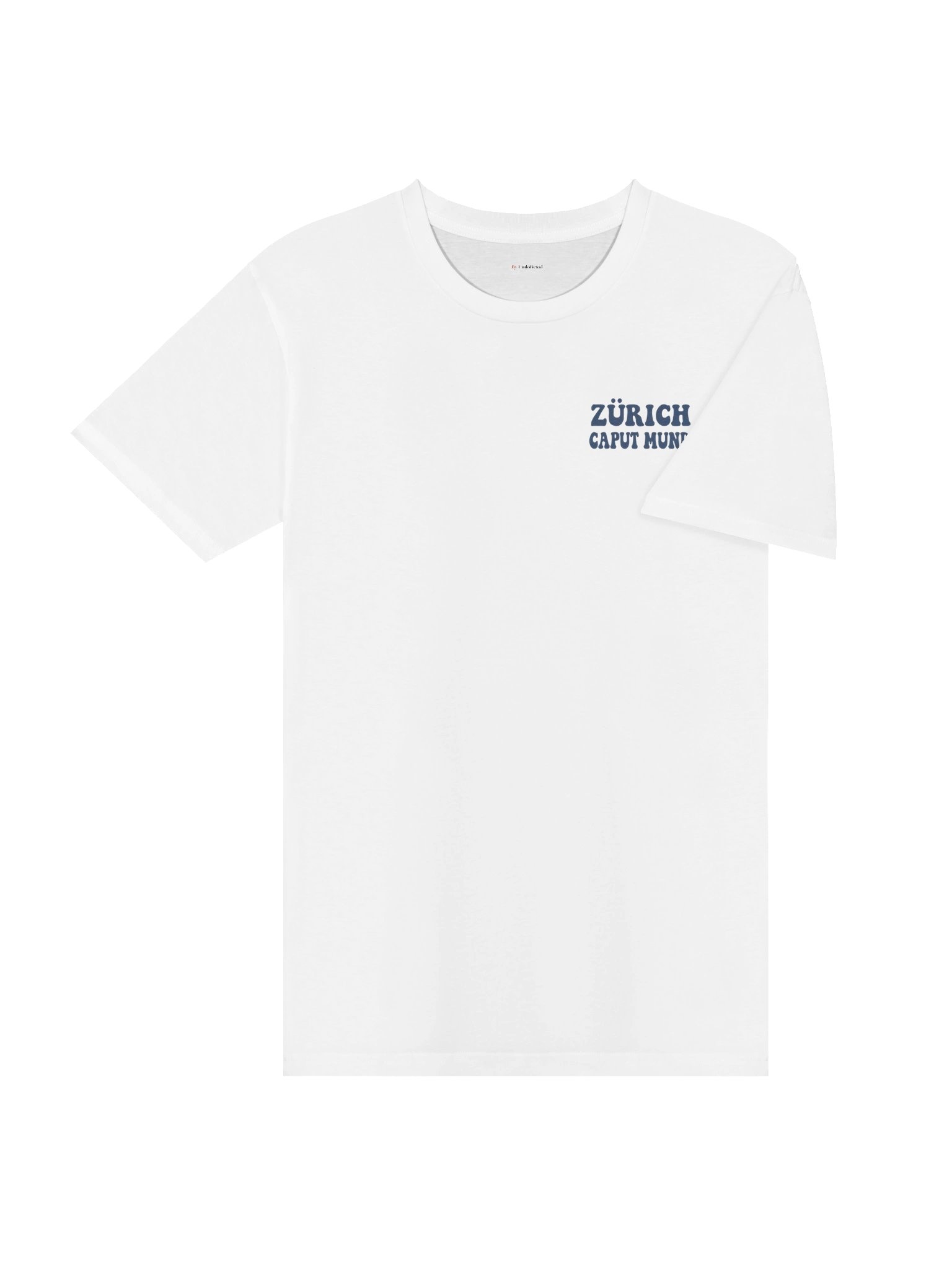 T-Shirt Regular Fit Zurich caput mundi Blue/White product image (7)
