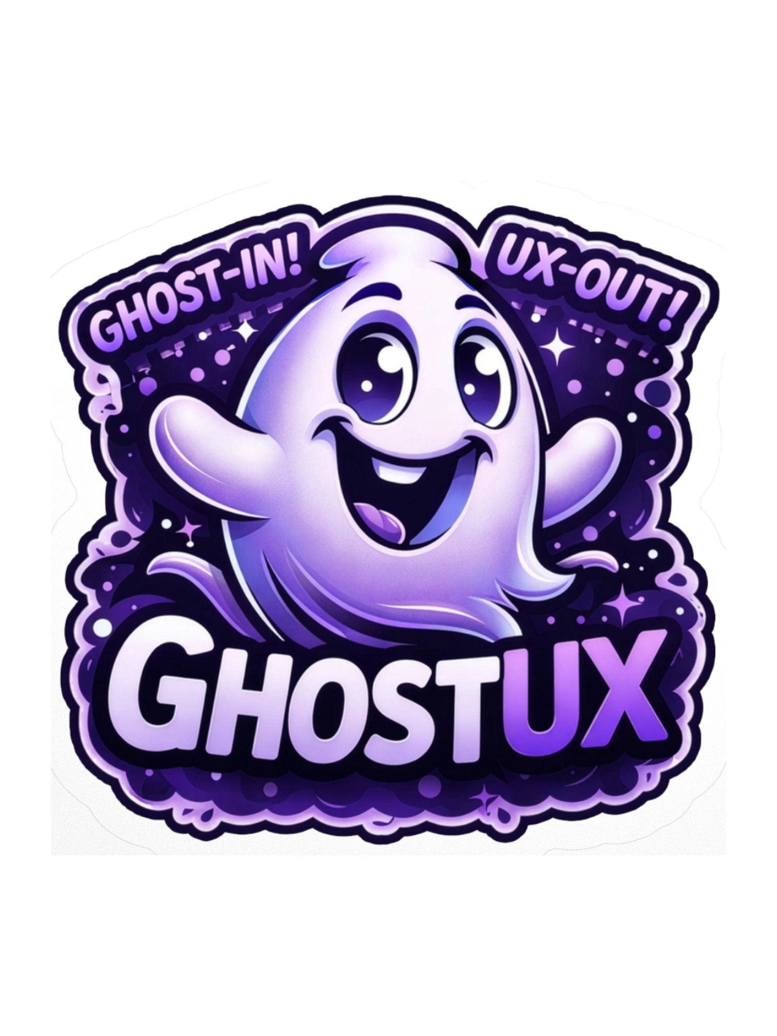 Ghost-In! UX-Out!™ Die-Cut Sticker product image (1)
