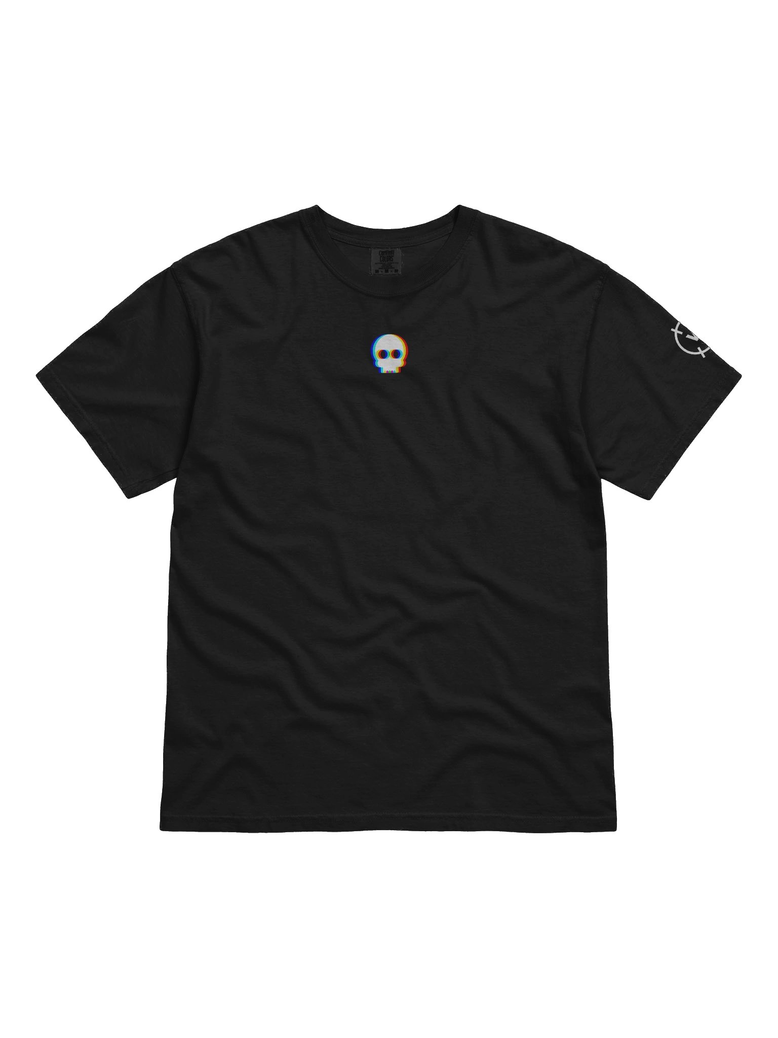 Trippy Skull Vaporwave Techno Rave EDM Tee product image (1)
