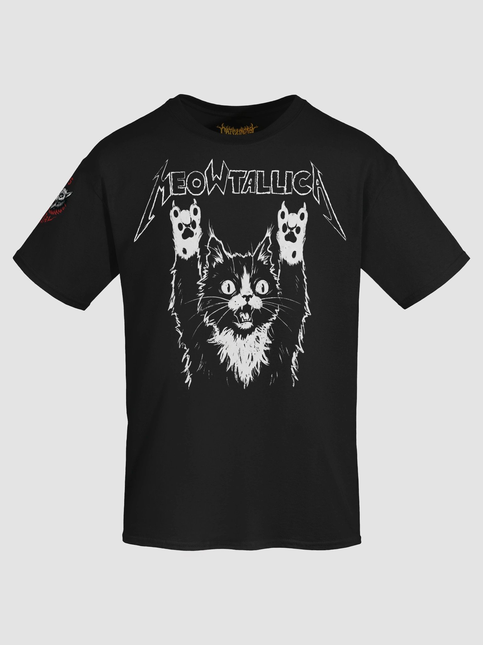 MEOWTALLICA CAT TEE product image (1)