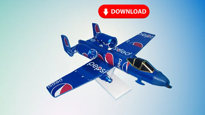 Soda Can A-10 Thunderbolt DIGITAL Plans product image (1)