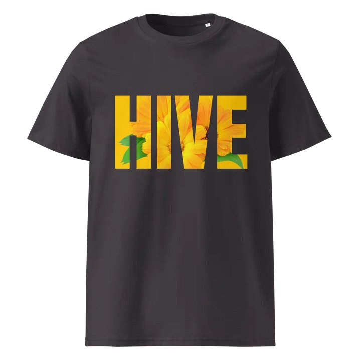 Floral HIVE Organic Tee - 100% cotton product image (4)