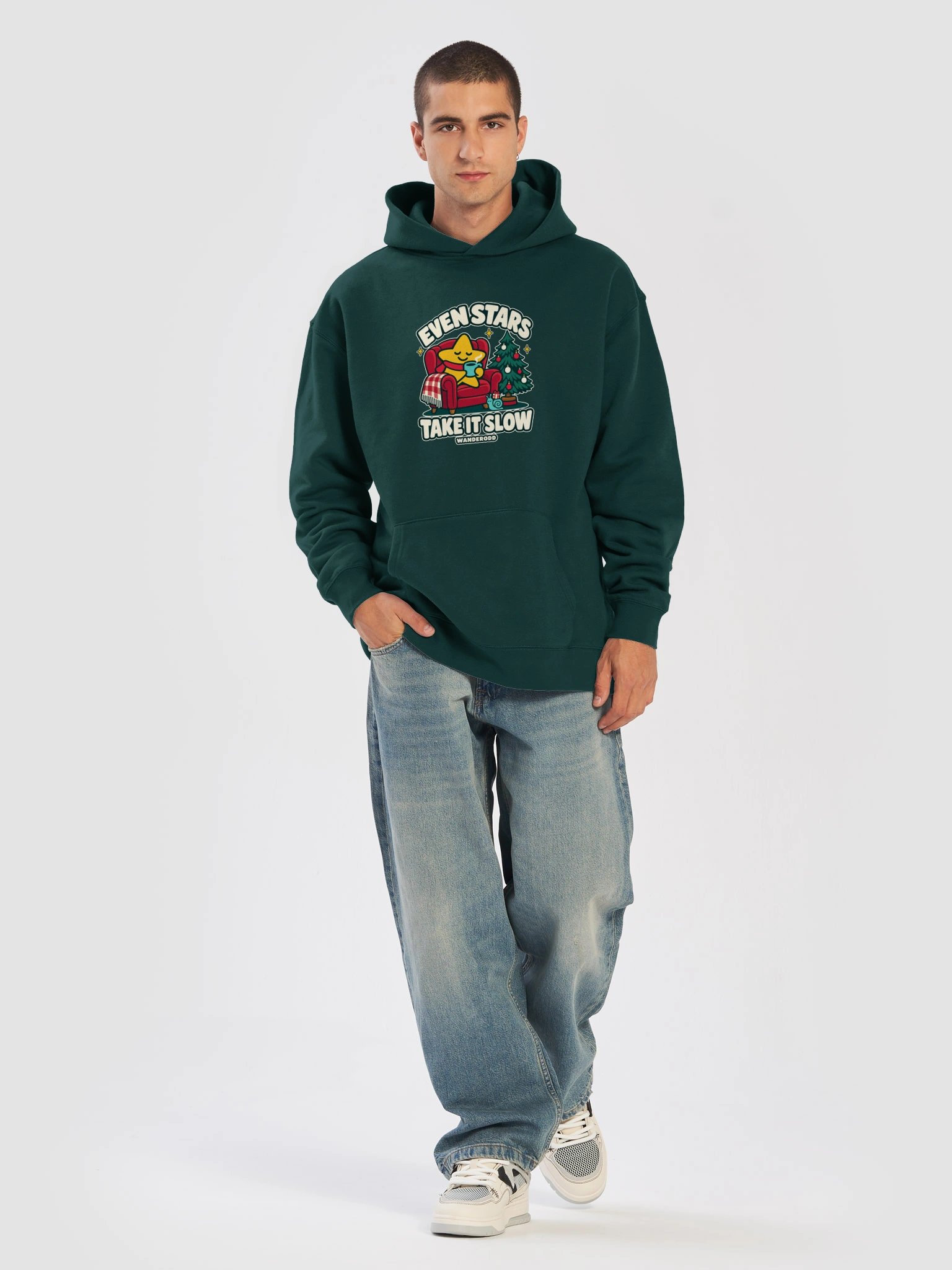 Christmas Star Hoodie – Take It Slow | WanderOdd product image (10)