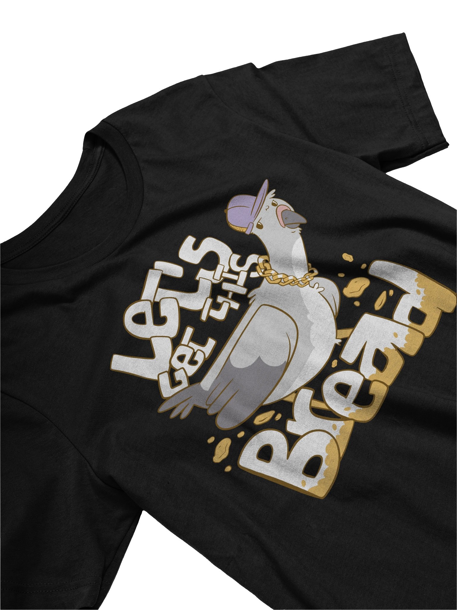 Let's Get This Bread Pigeon Hip Hop T-shirt product image (3)