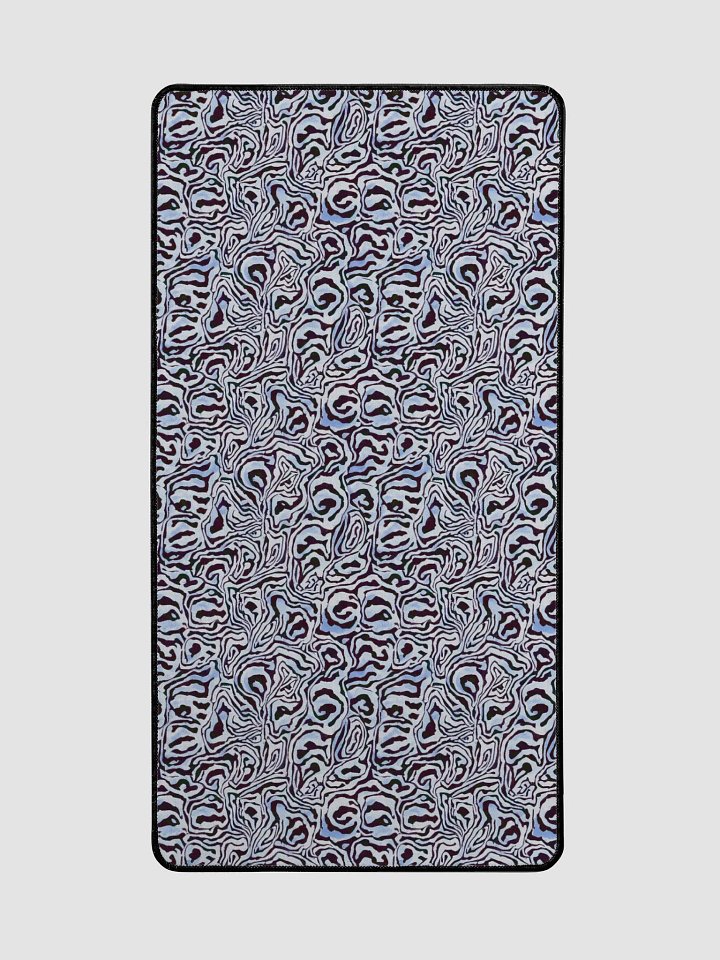 Blue Black Snake Pattern Desk Mat product image (2)
