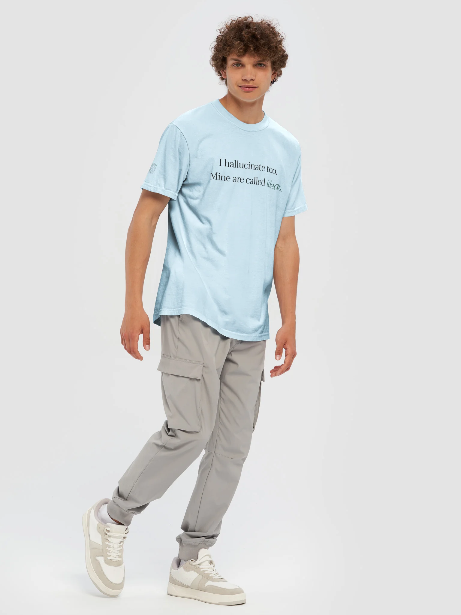 I hallucinate too. Mine are called ideas. - T-shirt product image (4)