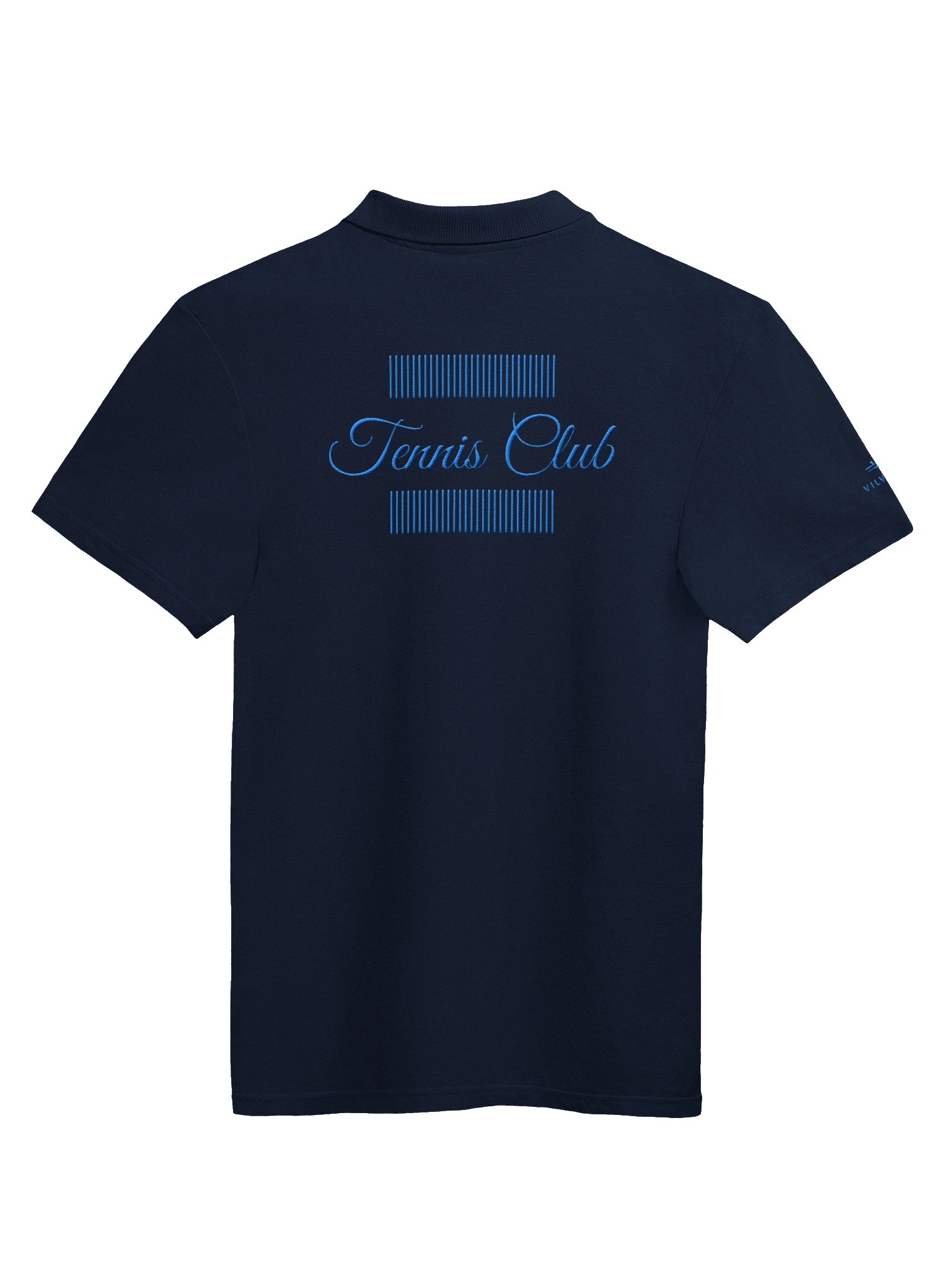 Women's Tennis Club Blue Cursive Polo product image (32)