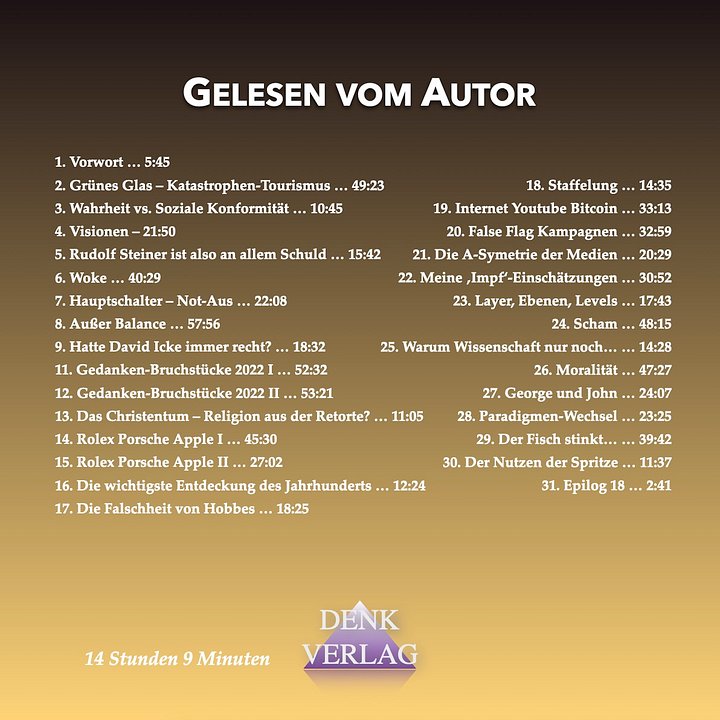 Gedankenspiele 18 - Hörbuch product image (2)