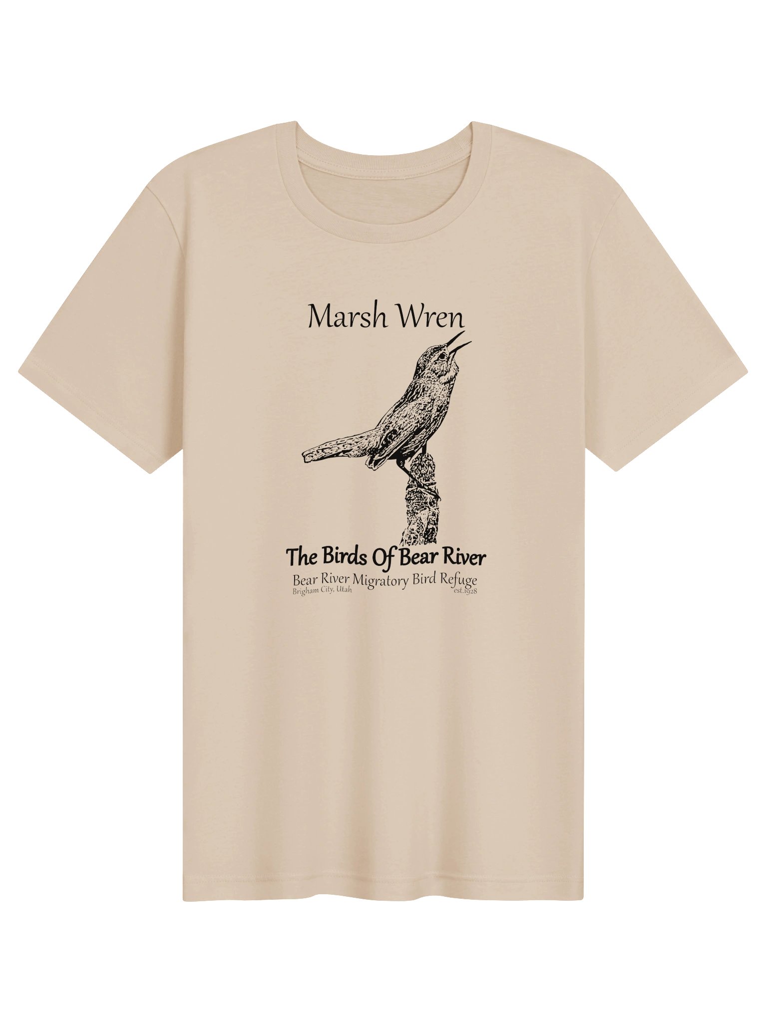Birds of Bear River Marsh Wren Unisex T-shirt product image (85)